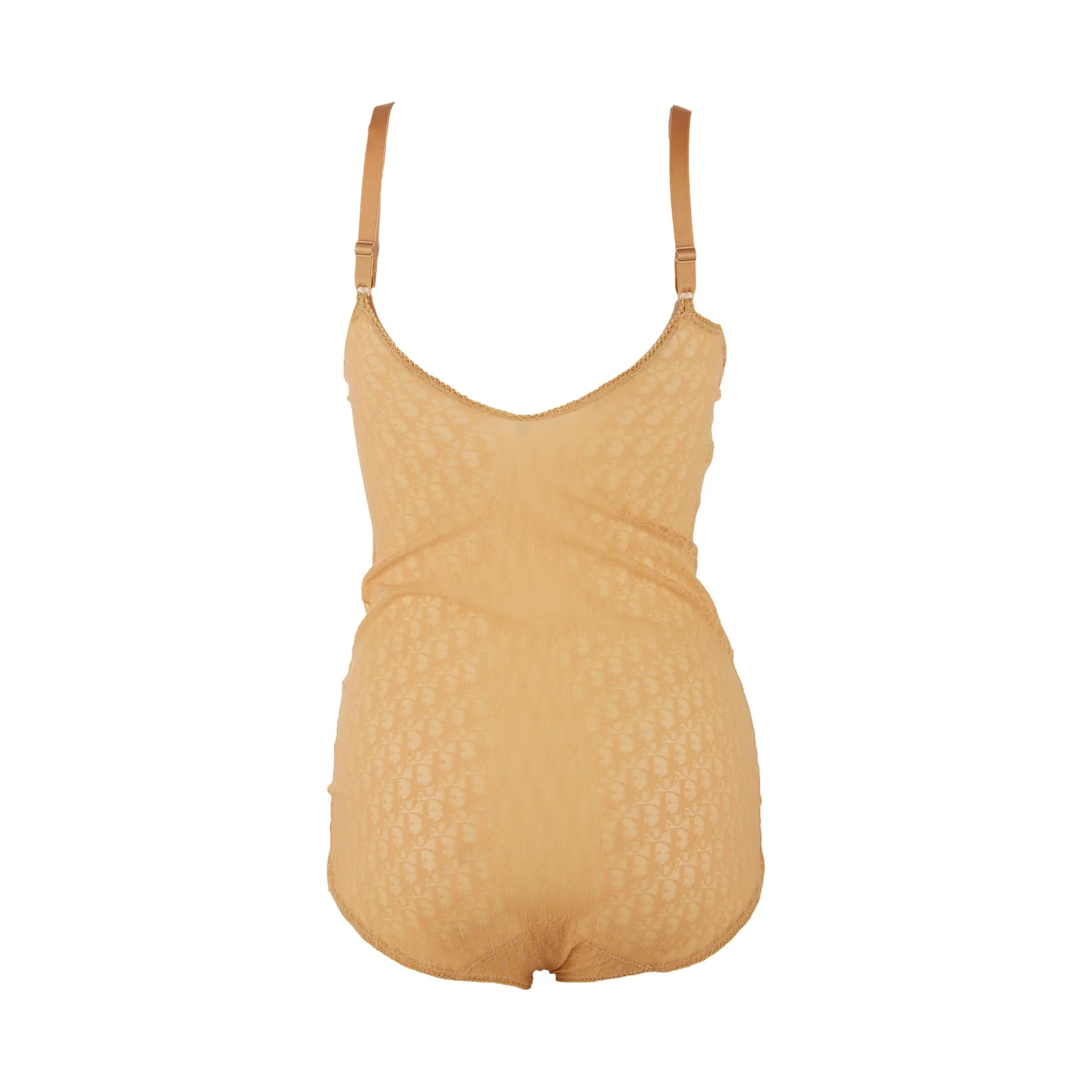 Dior Nude Sheer Logo Bodysuit - Image 2