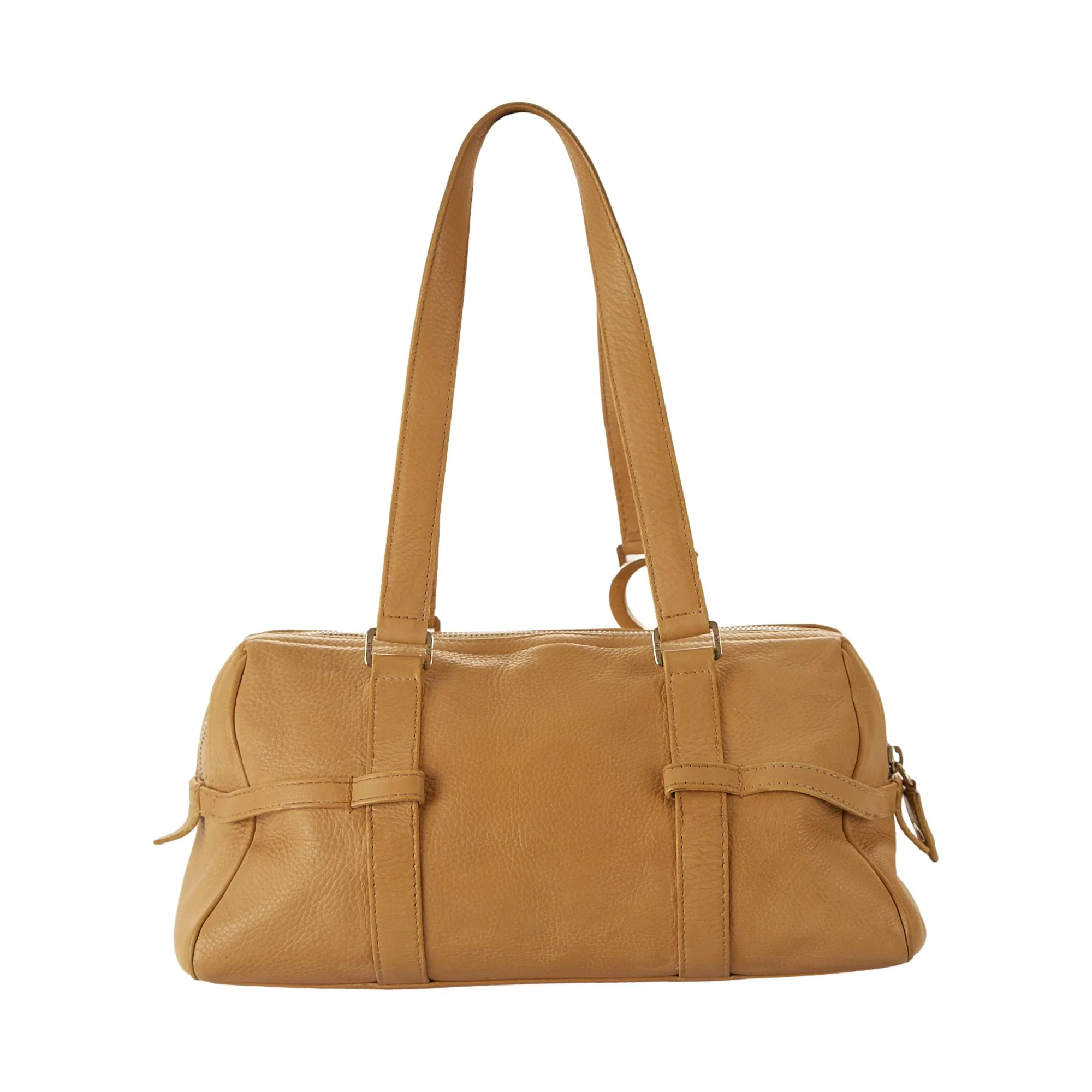 Dior Tan Leather Shoulder Bag - Image 2