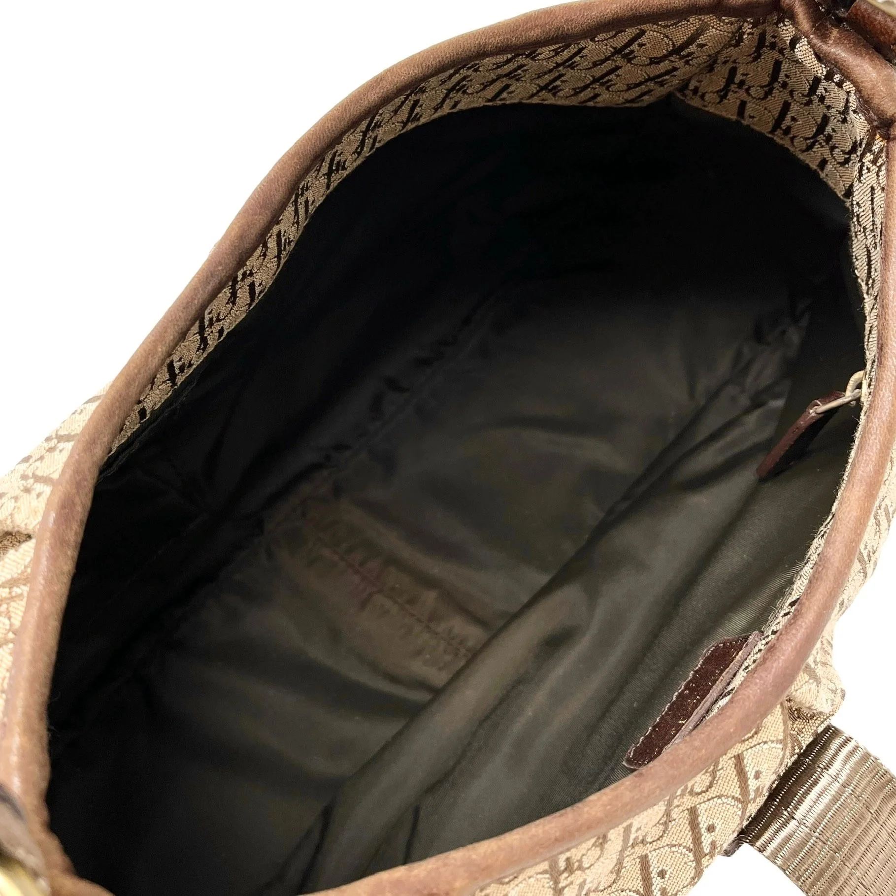 Dior Tan Logo Buckle Shoulder Bag - Image 3
