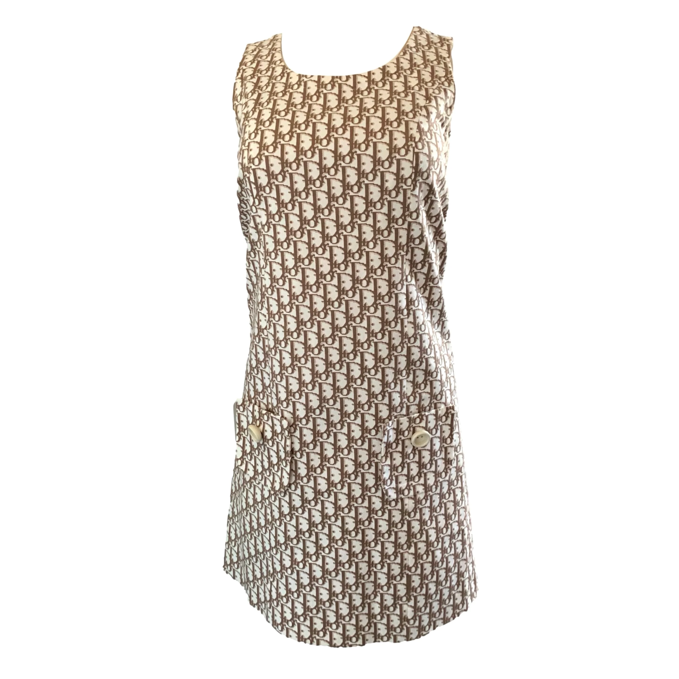 Dior Tan Logo Dress