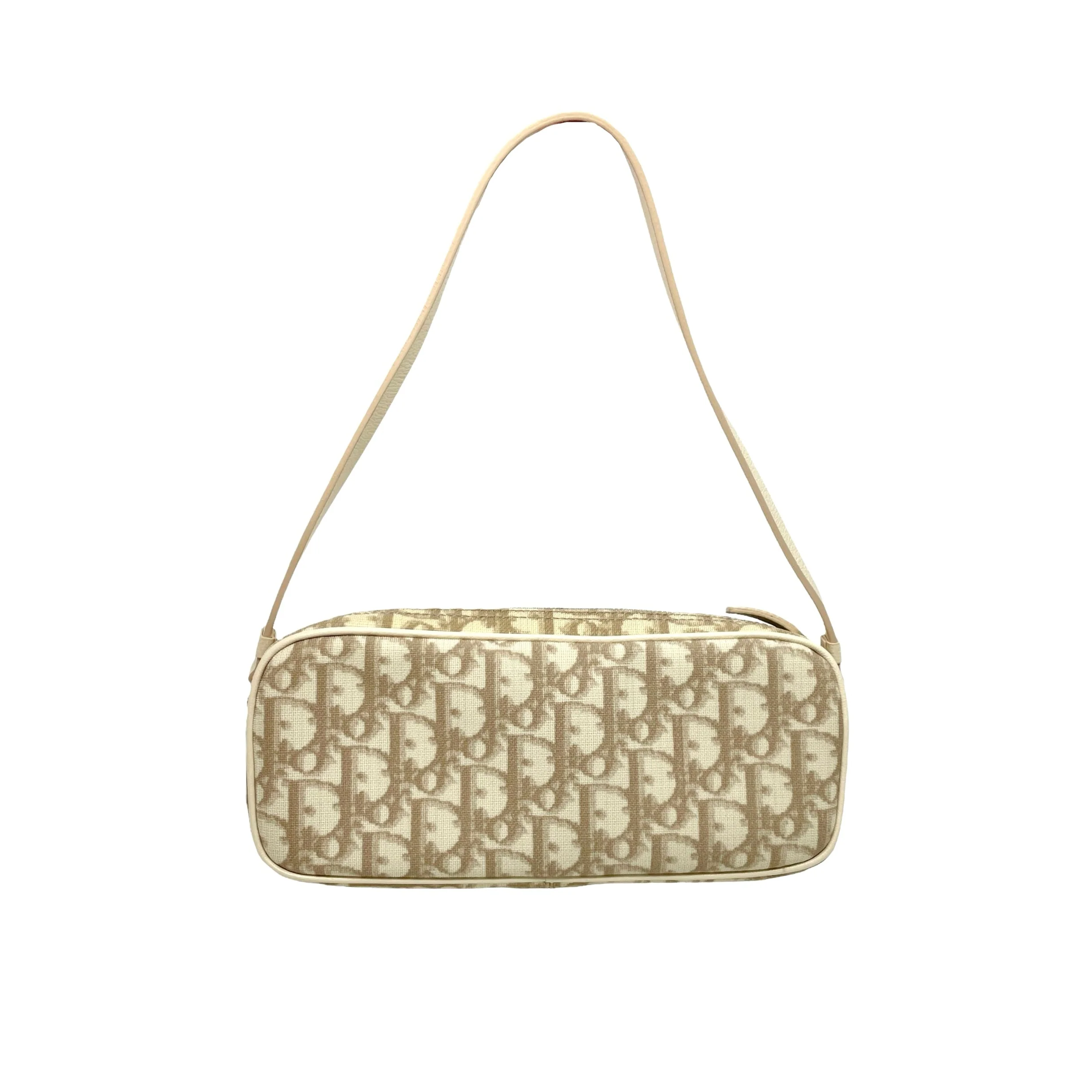 Dior Tan Logo Floral Mini Bag - Image 2