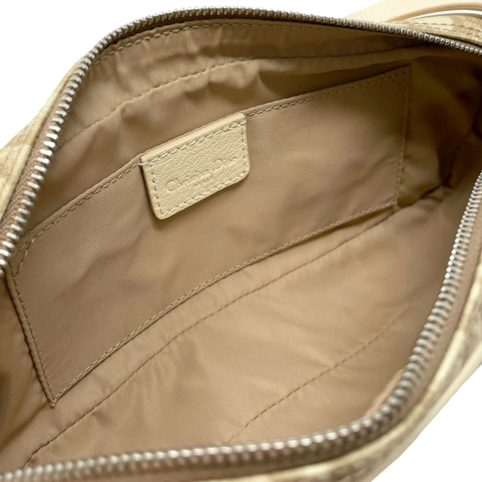 Dior Tan Logo Floral Mini Bag - Image 4