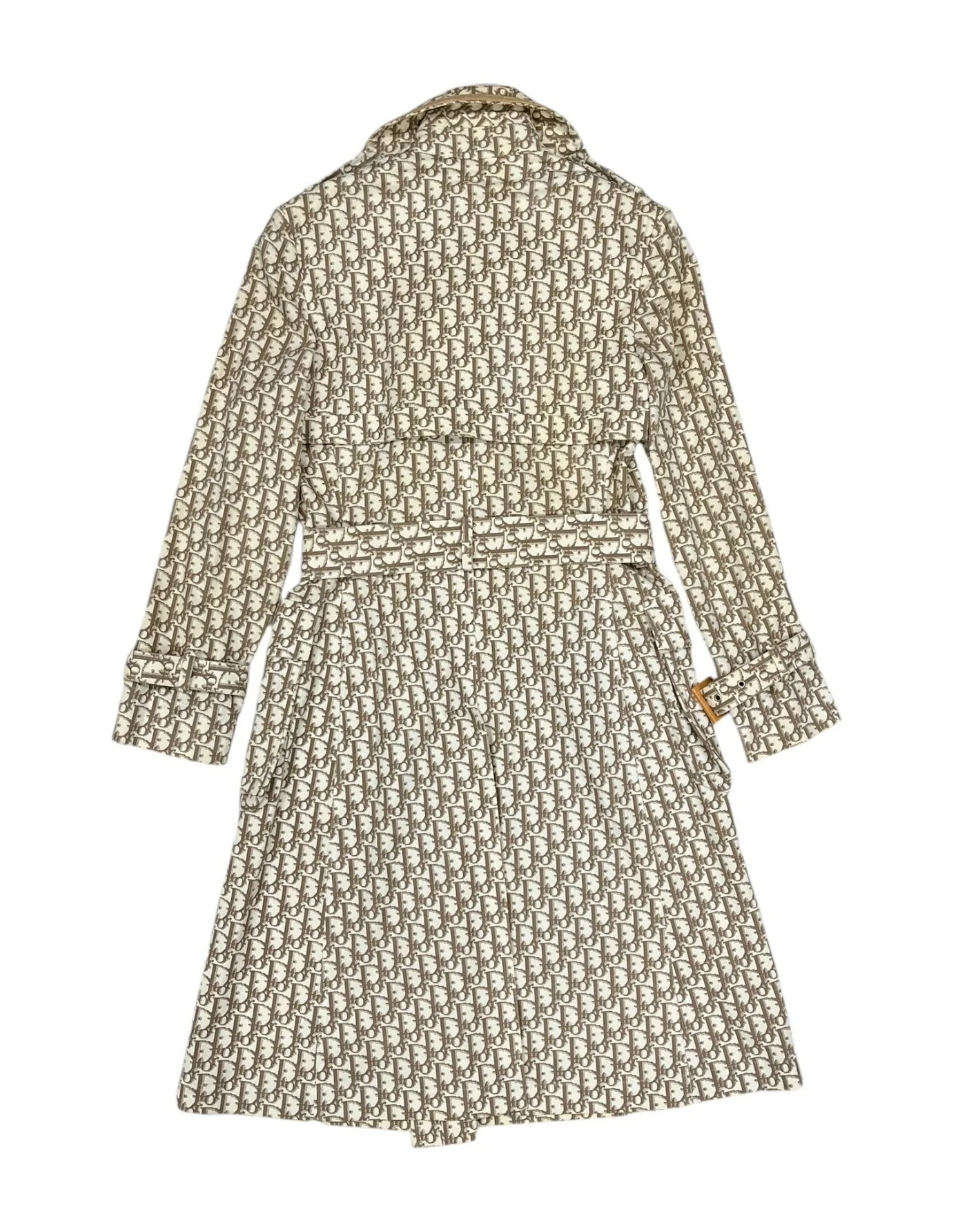 Dior Tan Logo Trench Coat - Image 2