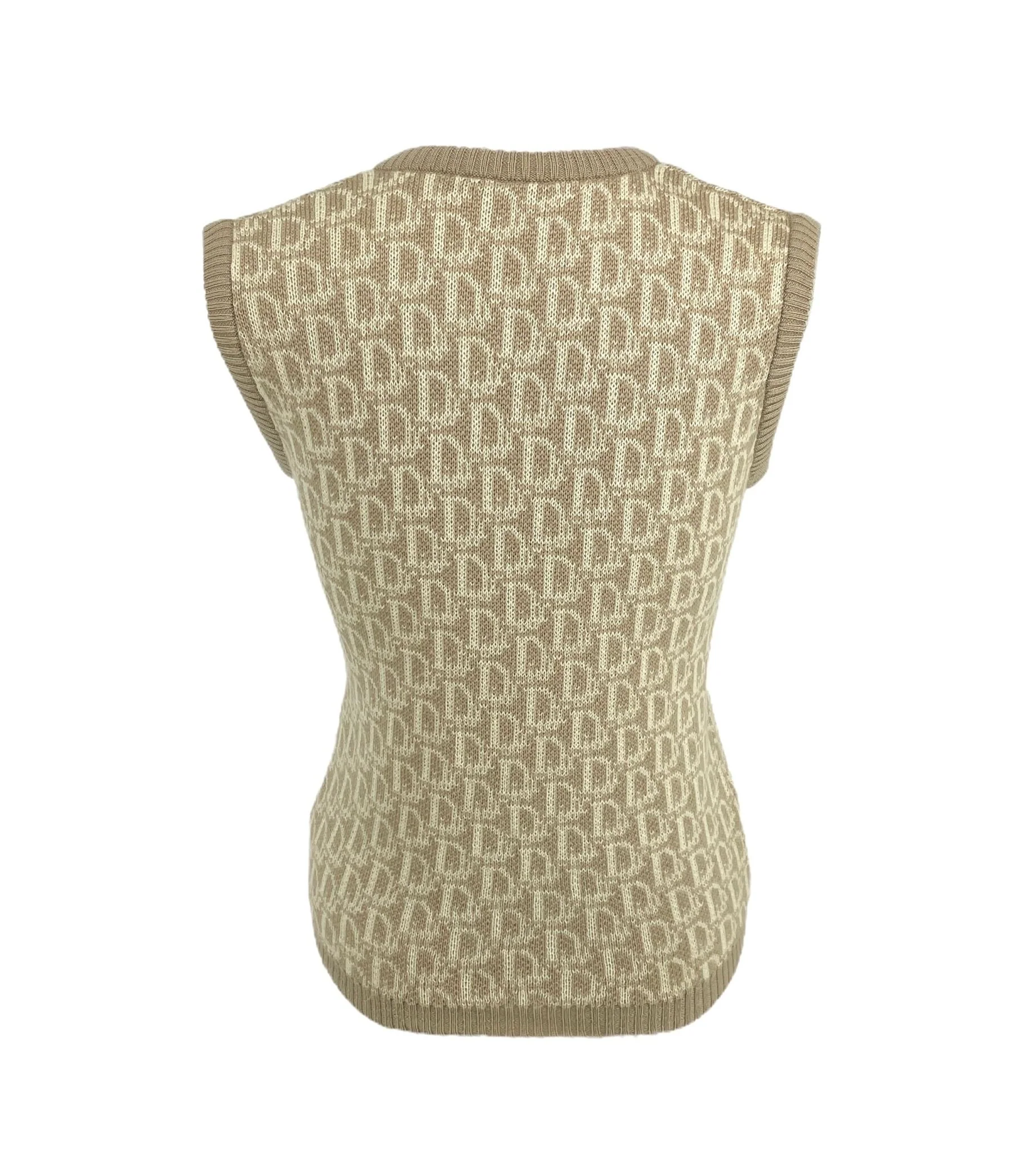 Dior Tan Monogram Sweater Vest - Image 2