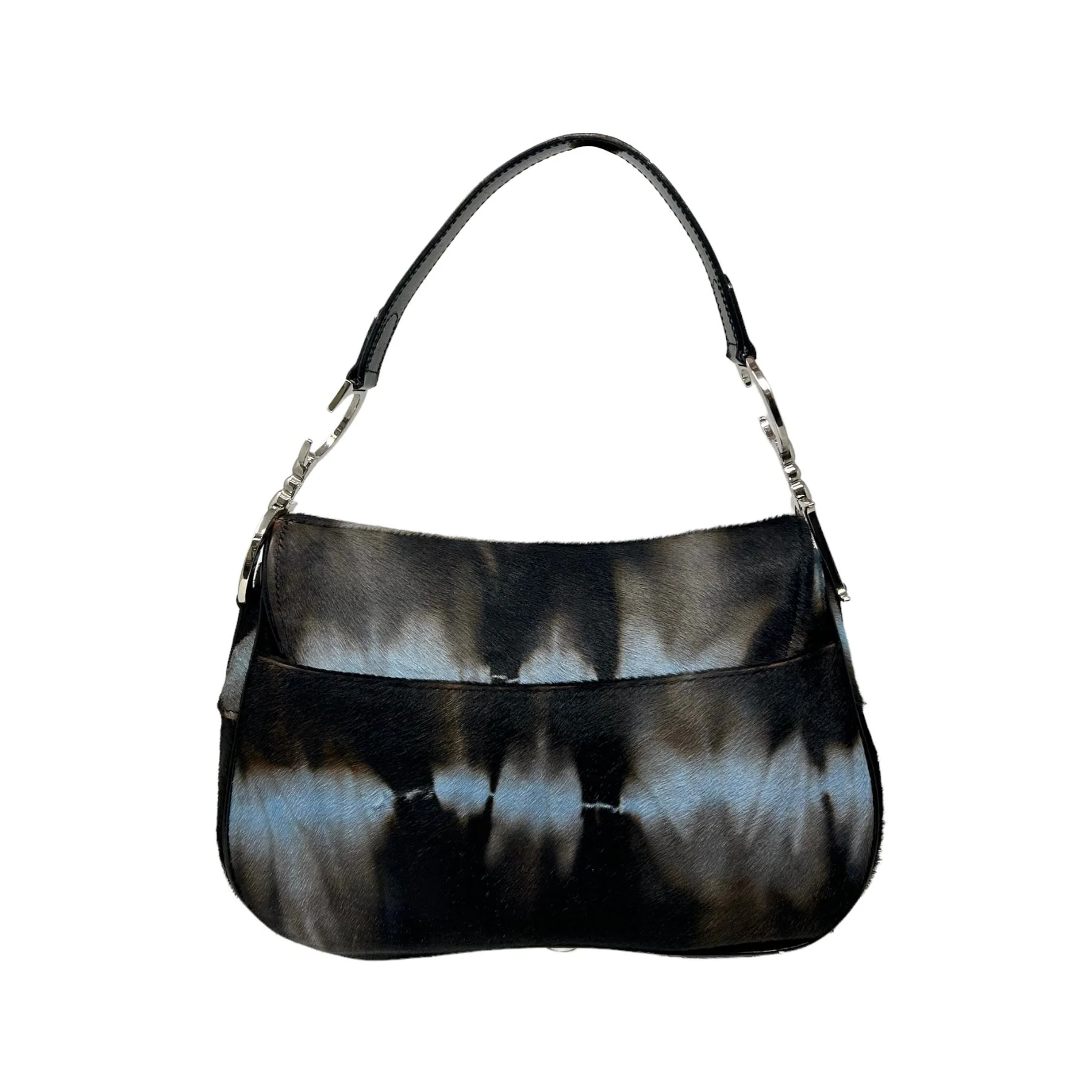Dior Tie-Dye Calfhair Saddle Bag - Image 2