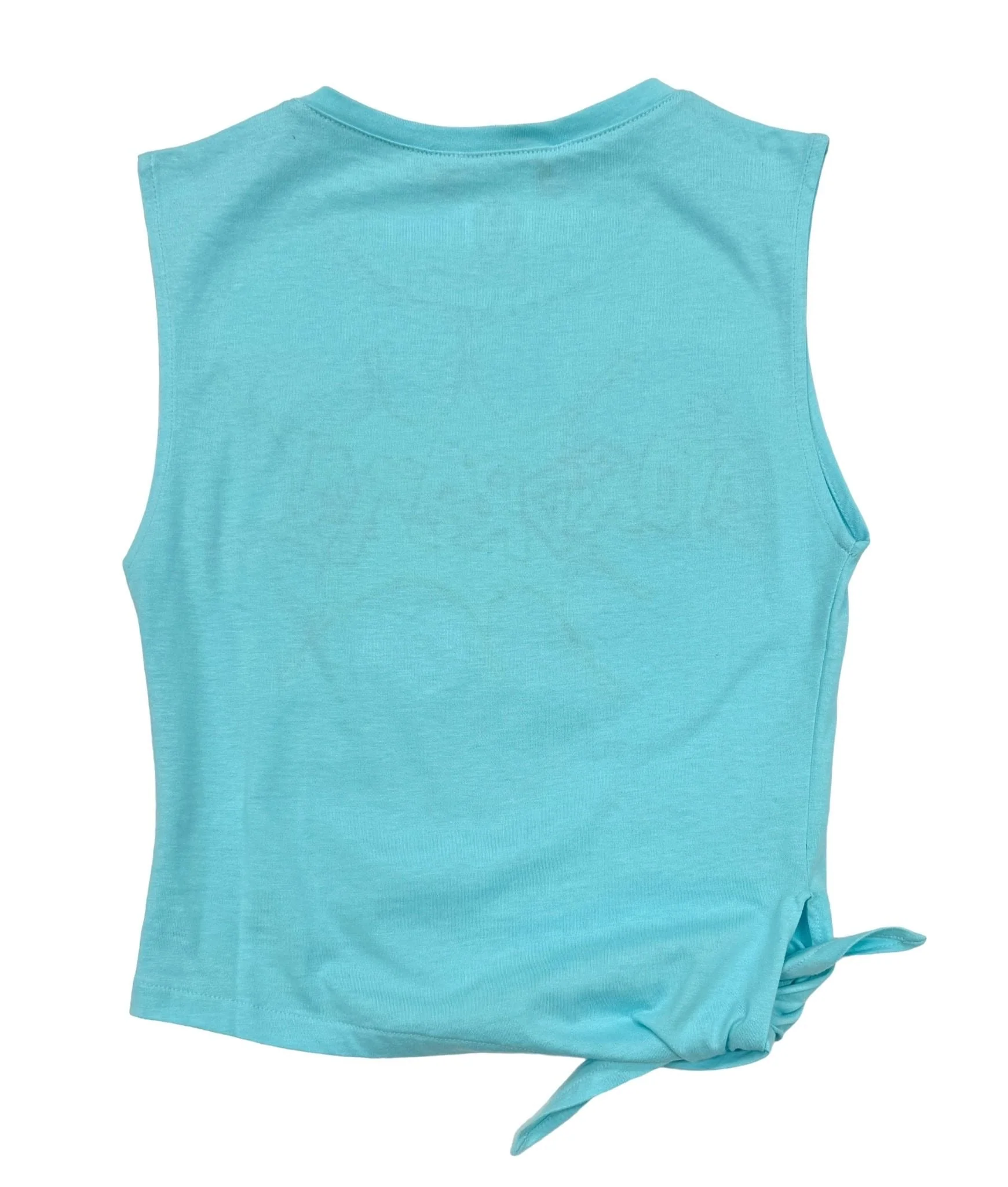 Dior Turquiose 'Diordrama' Embroidered Tie Tank - Image 2