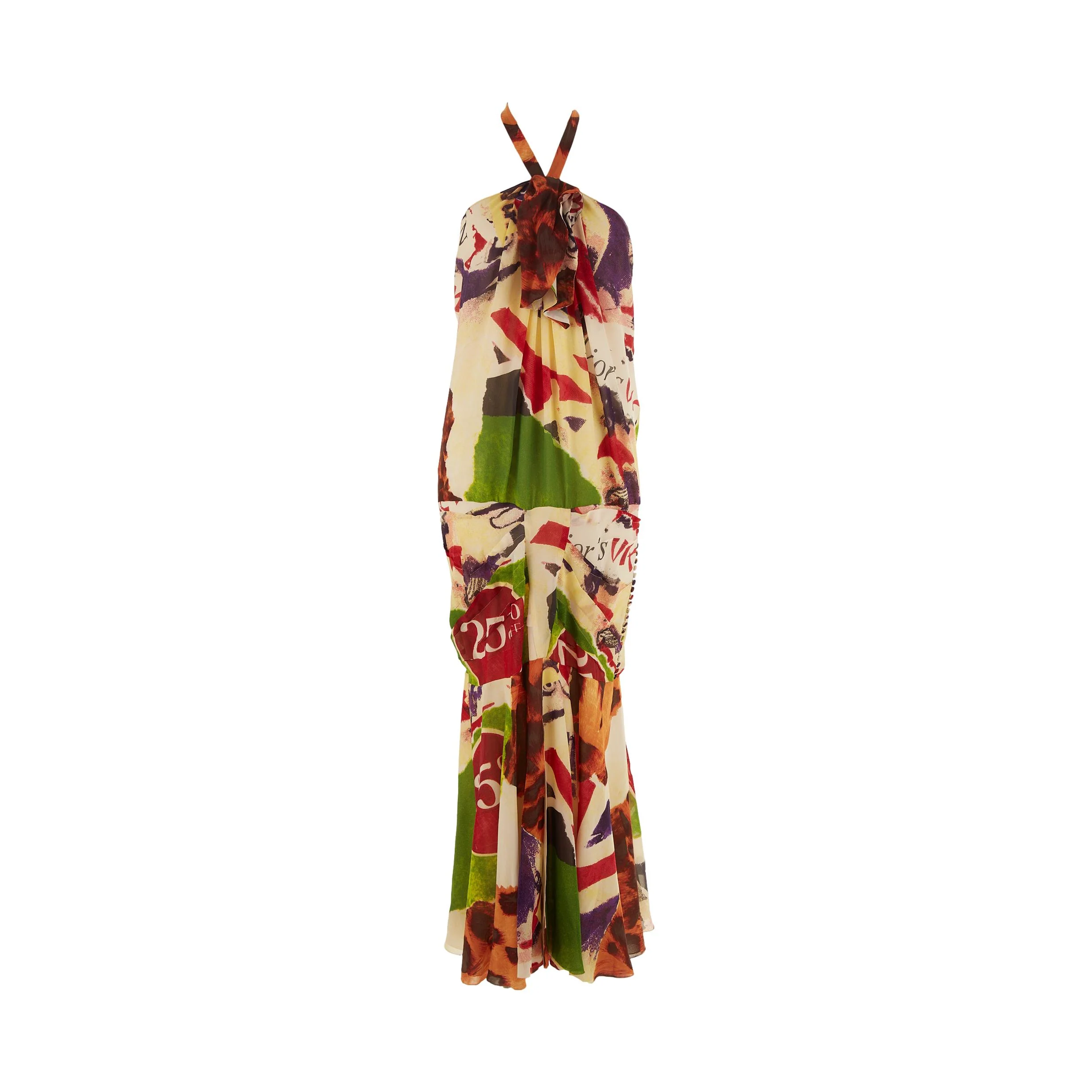 Dior Victim Silk Halter Dress