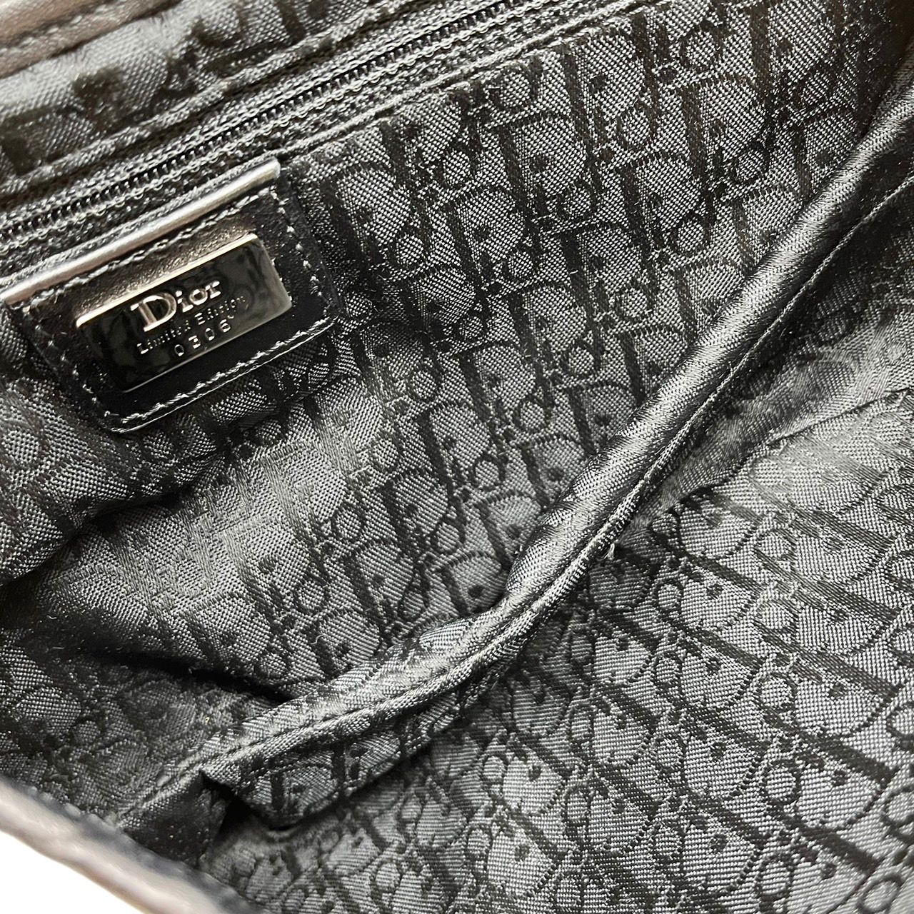 Dior Watercolor Print Saddle Bag - Image 3