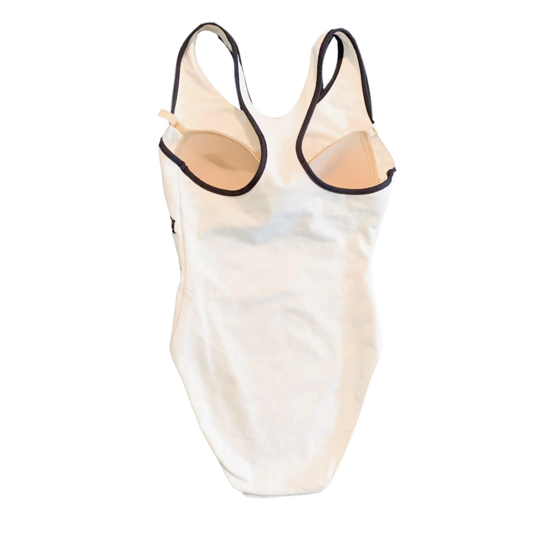 Dior White Gothic One Piece Swimsuit - Image 2
