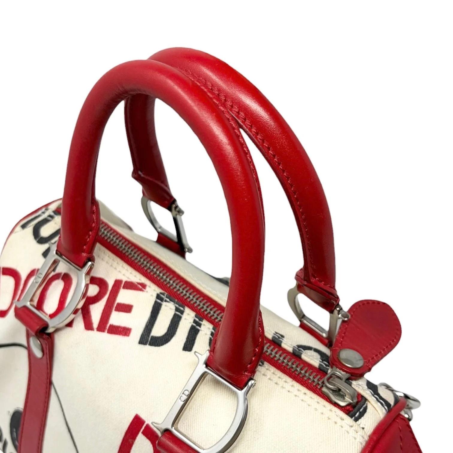Dior White Hardcore Mini Boston Bag - Image 3
