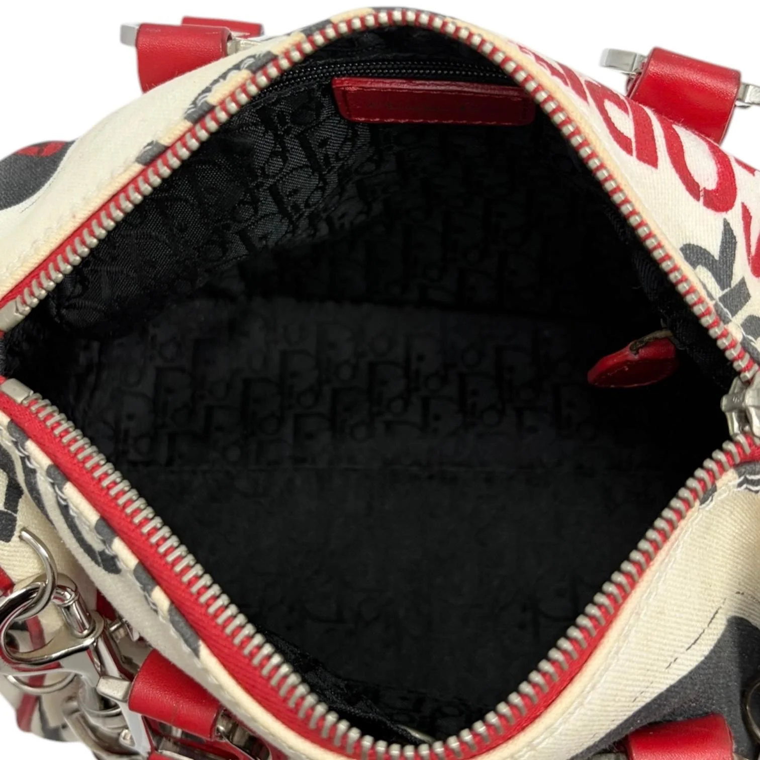 Dior White Hardcore Mini Boston Bag - Image 6