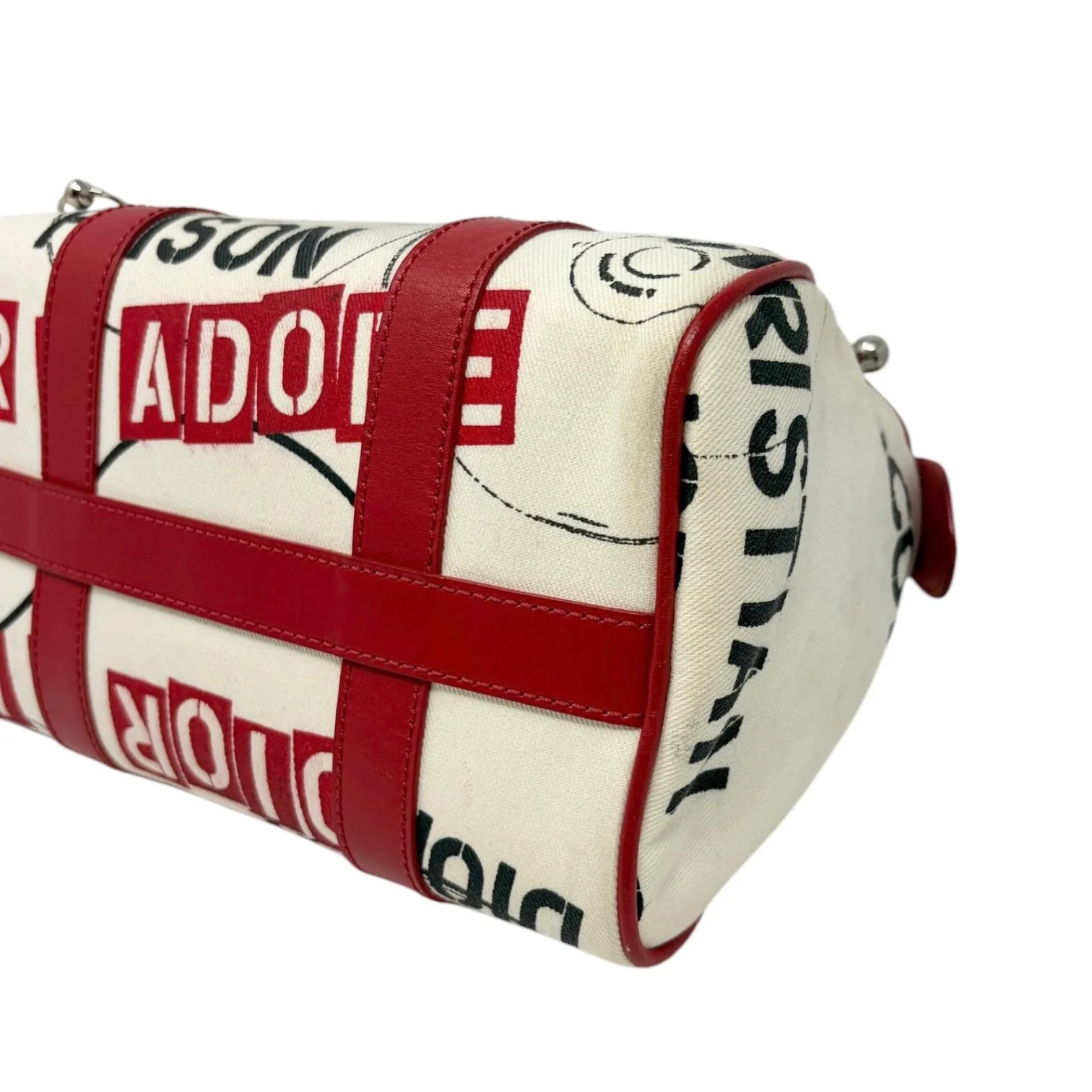 Dior White Hardcore Mini Boston Bag - Image 7