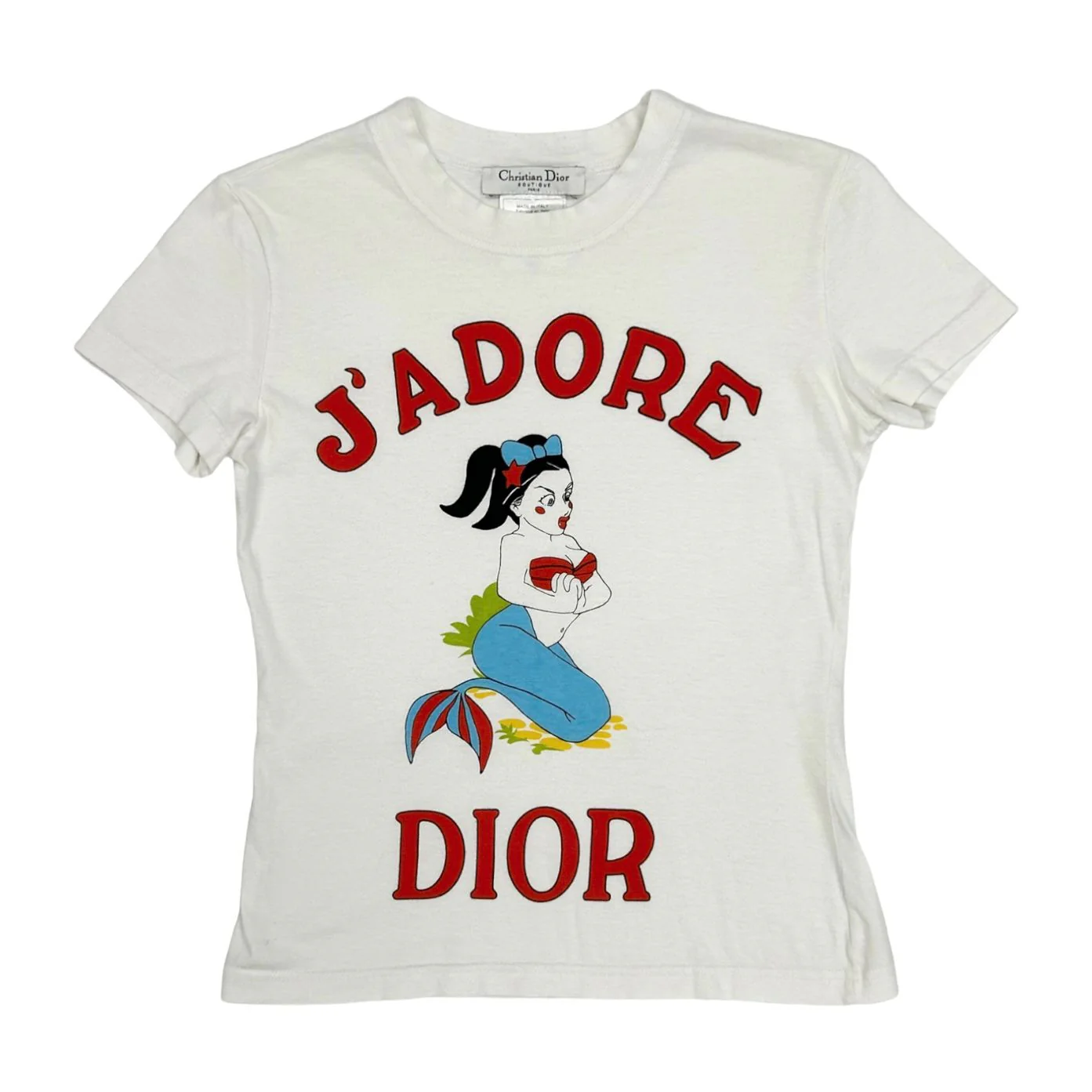 Dior White Mermaid Top