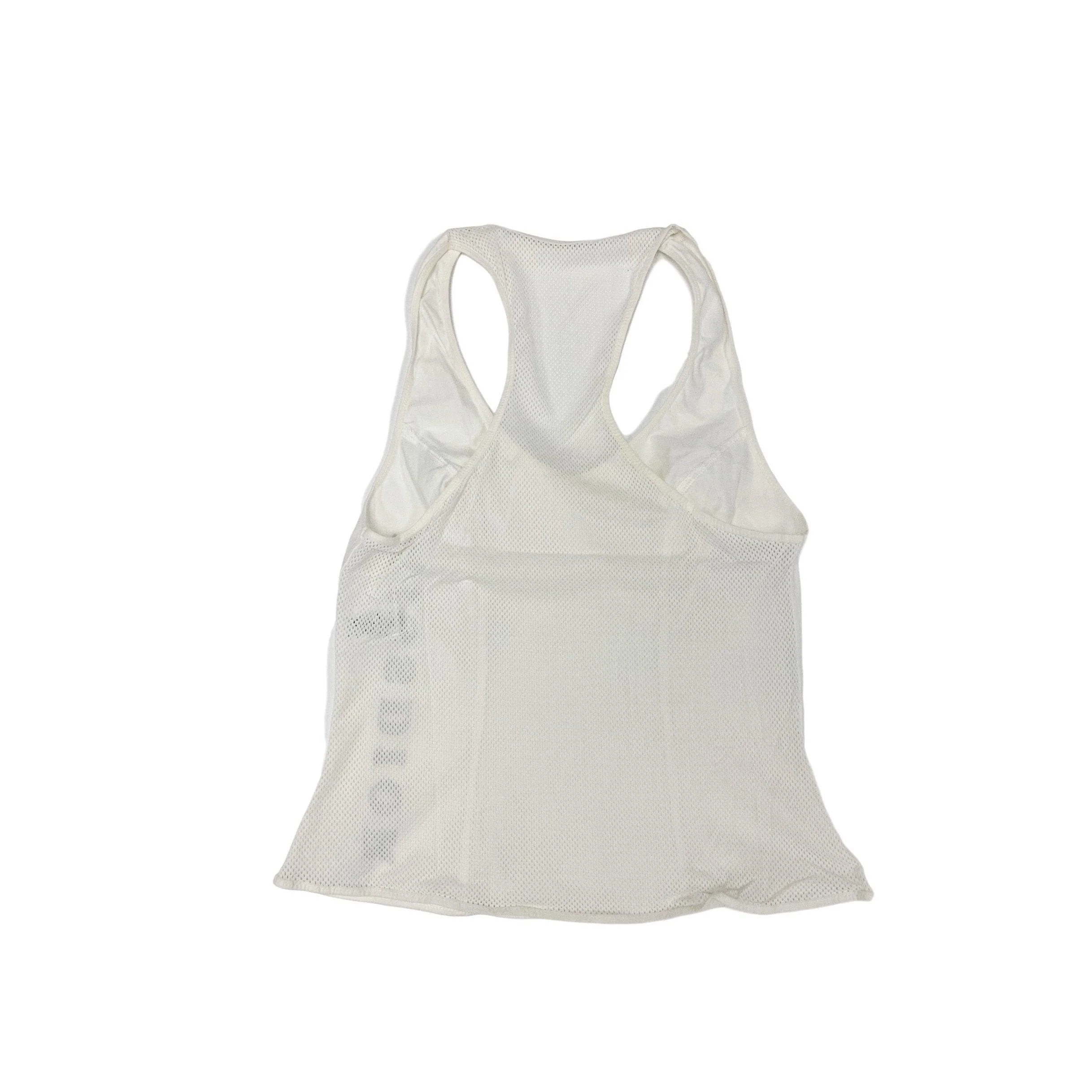Dior White Racerback Mesh Tank - Image 2