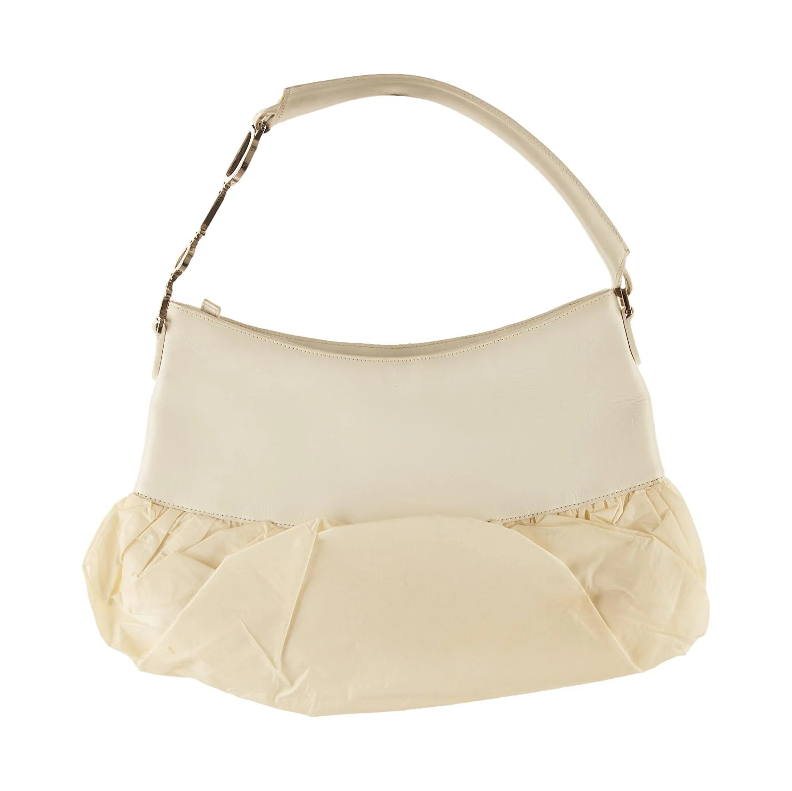 Dior White Ribbon Shoulder Bag - Image 2