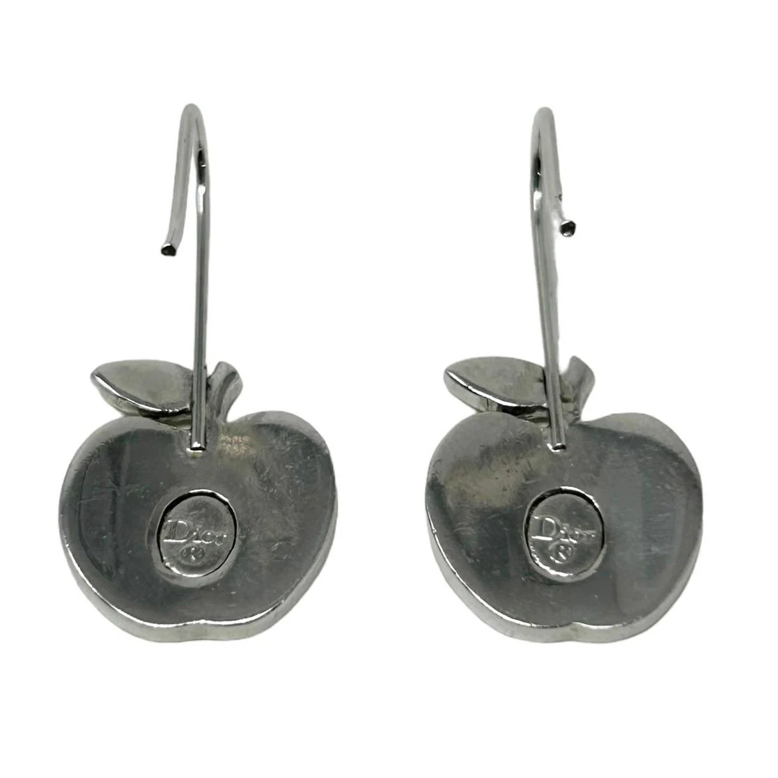 Dior Yellow Apple Logo Earrings - Image 2