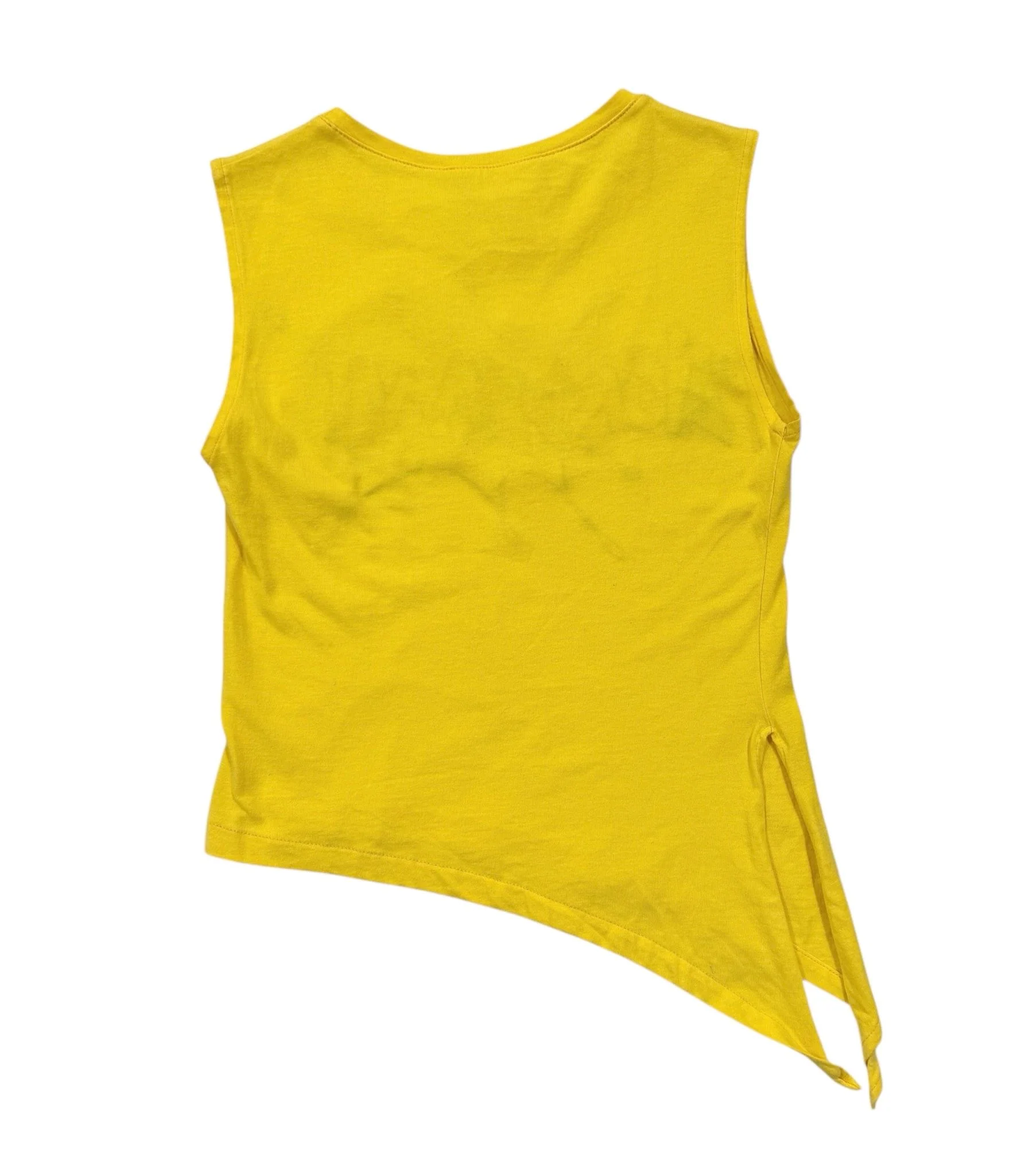 Dior Yellow ‘Diordrama’ Tie Top - Image 2