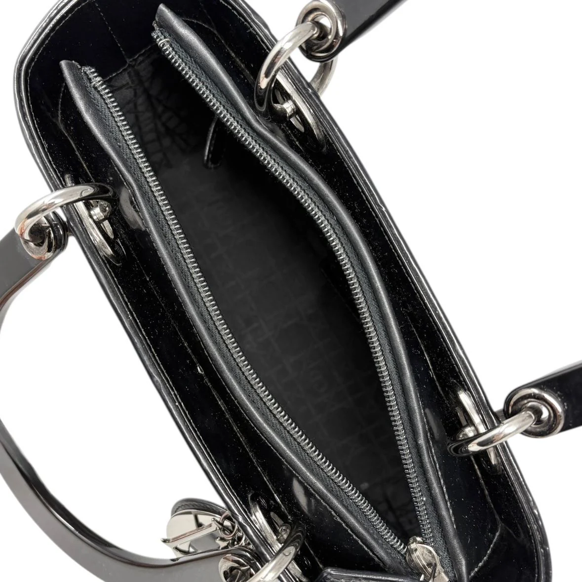 Dior Zebra Print Calf Hair Lady Bag - Image 3