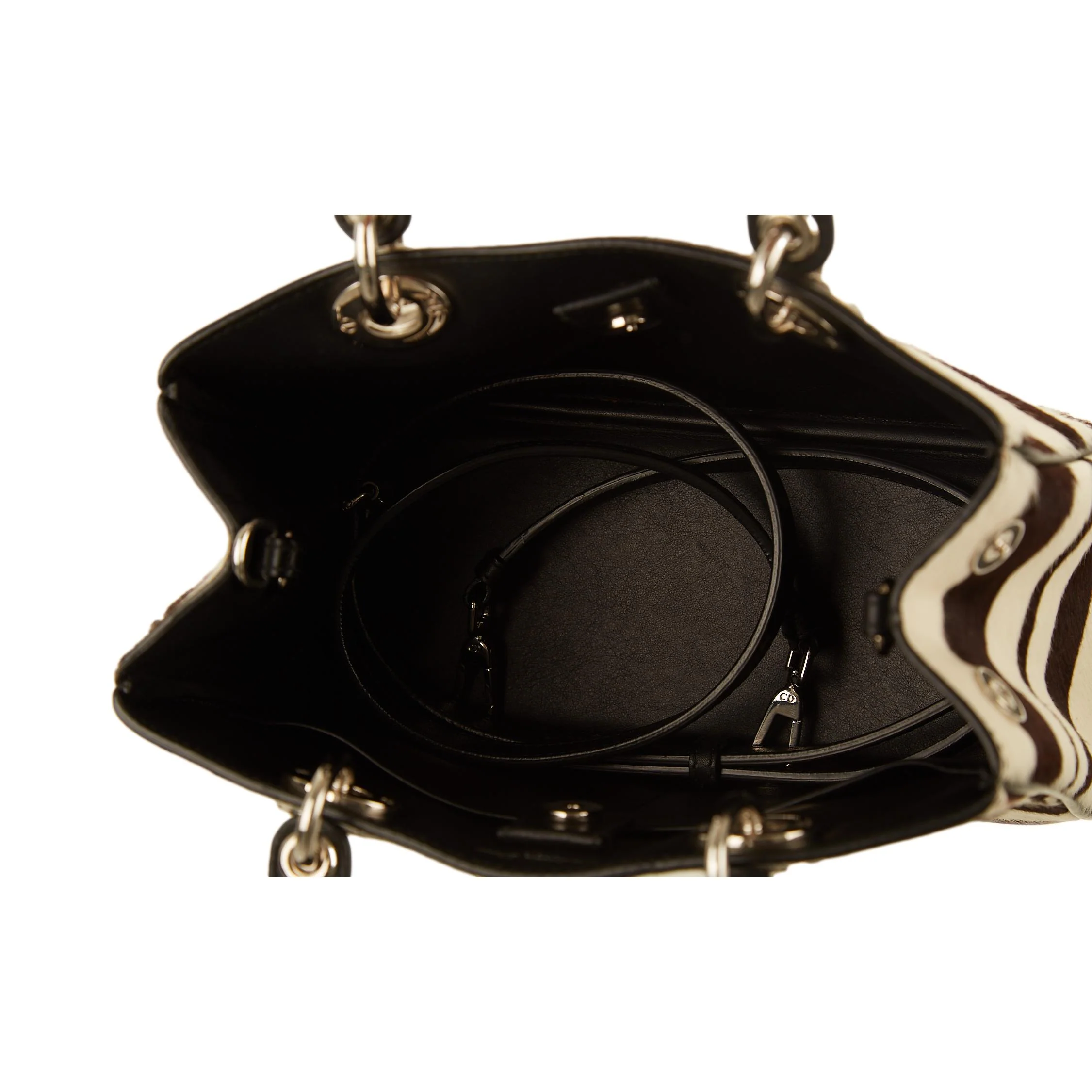 Dior Zebra Print Mini Lady 2Way Bag - Image 4