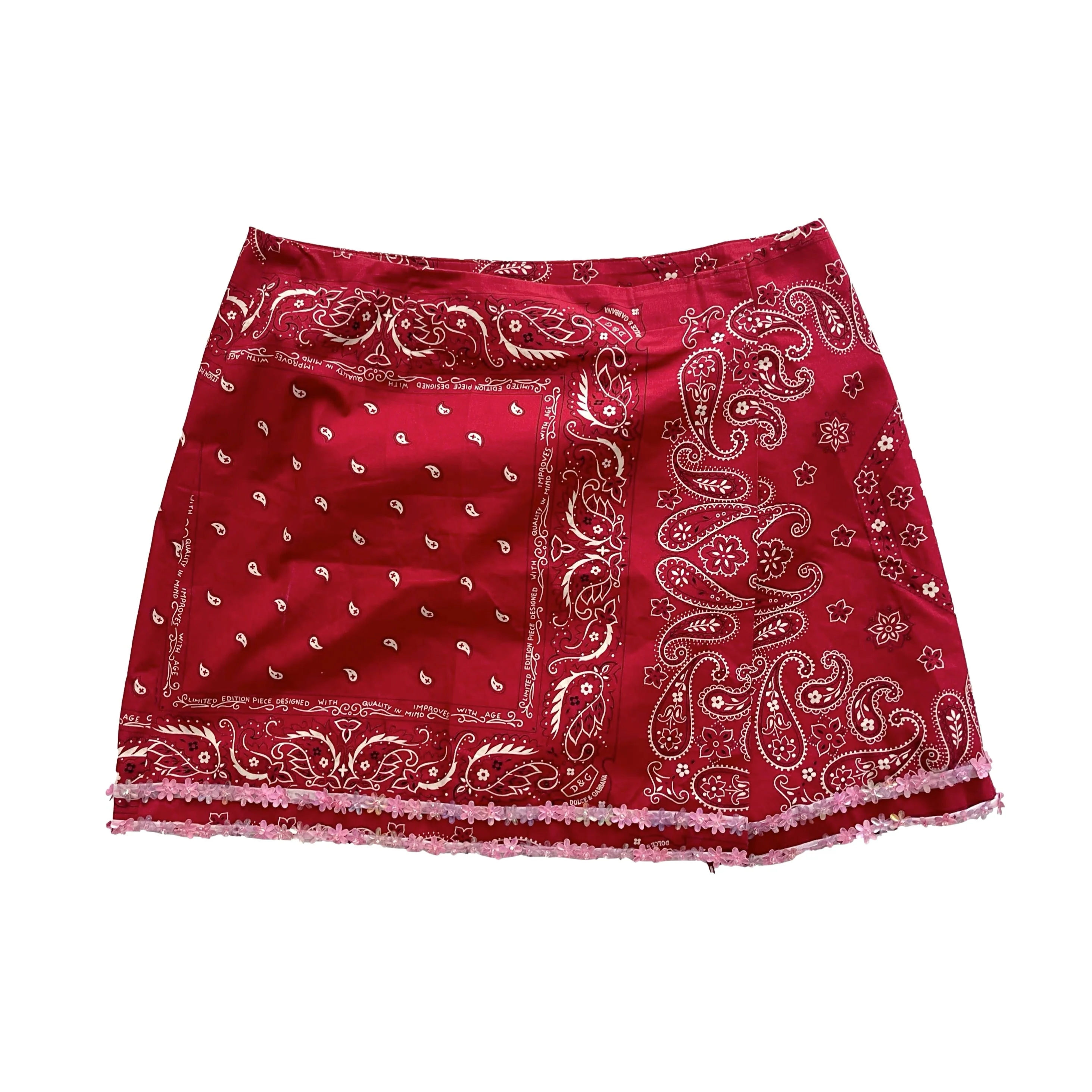 Dolce & Gabbana Bandana Print Skirt