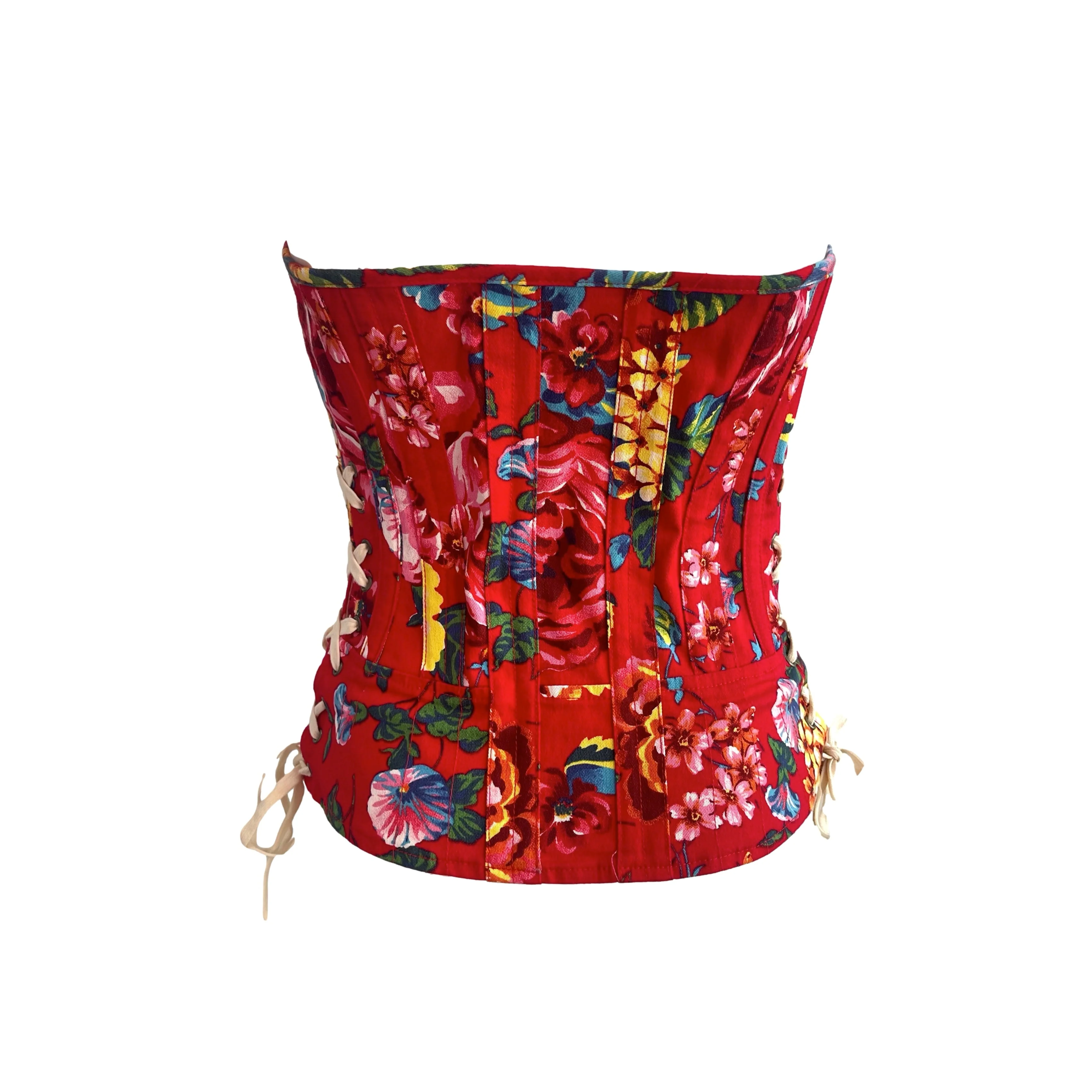 Dolce & Gabbana Red Floral Corset - Image 2