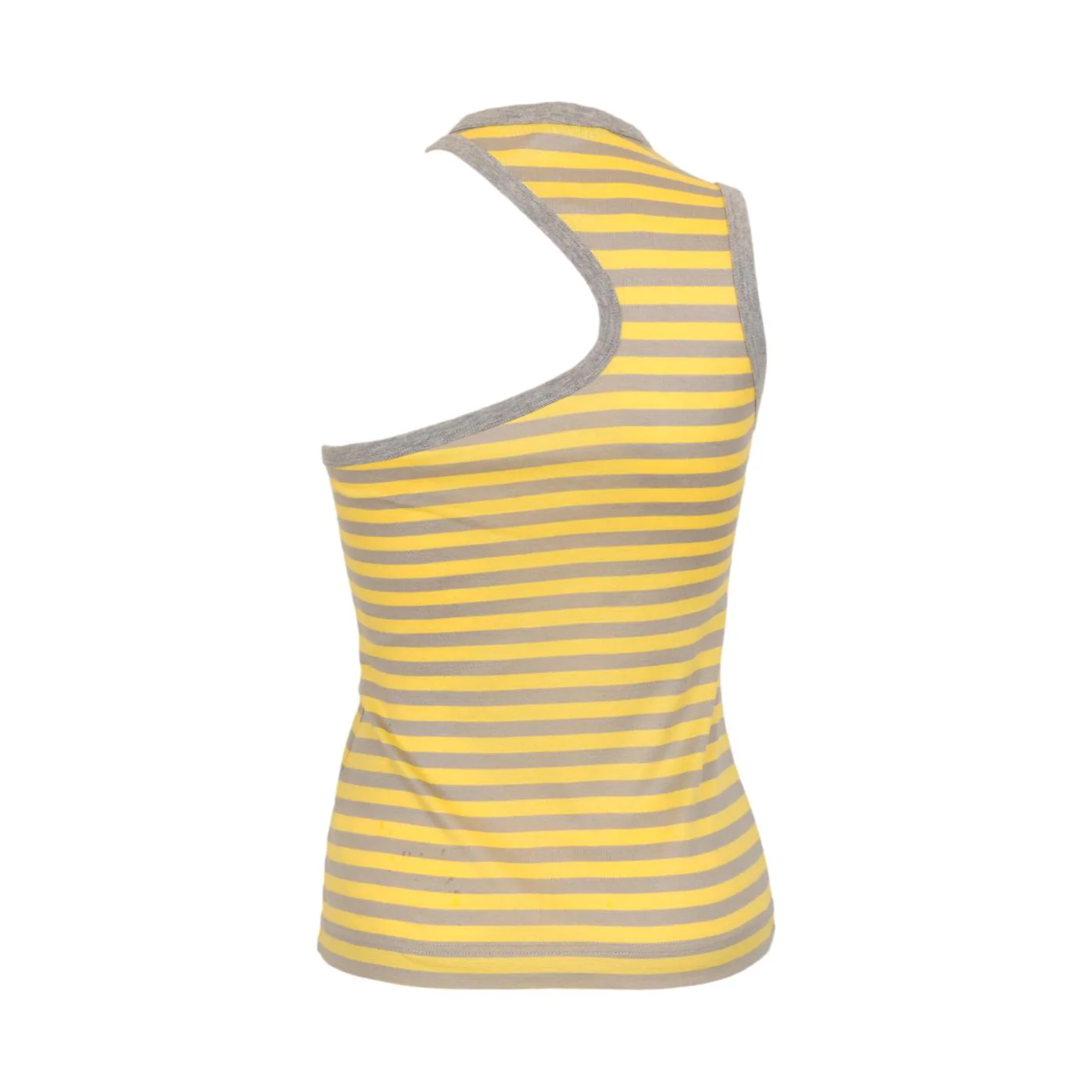 Dolce & Gabbana Yellow Striped Asymetrical Tank - Image 2
