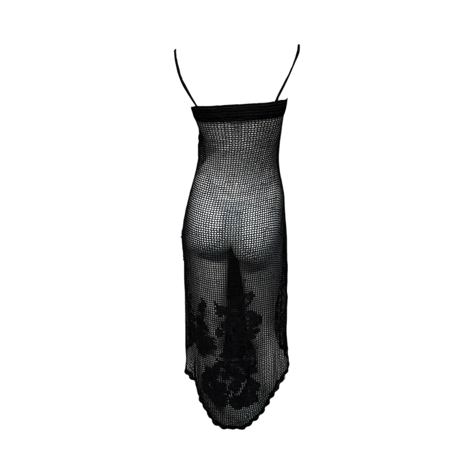 Dolce & Gabbana 1997 Black Knit Dress - Image 2