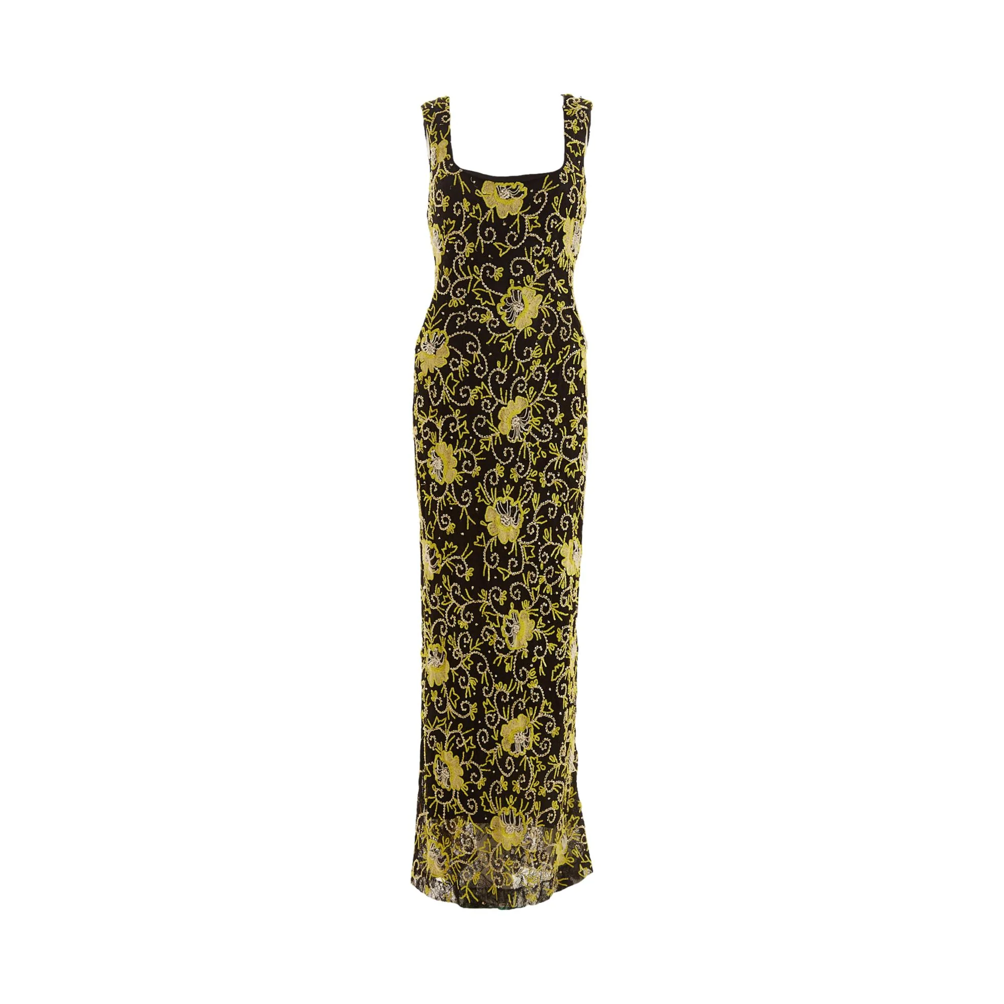 Dolce & Gabbana Black Beaded Dress