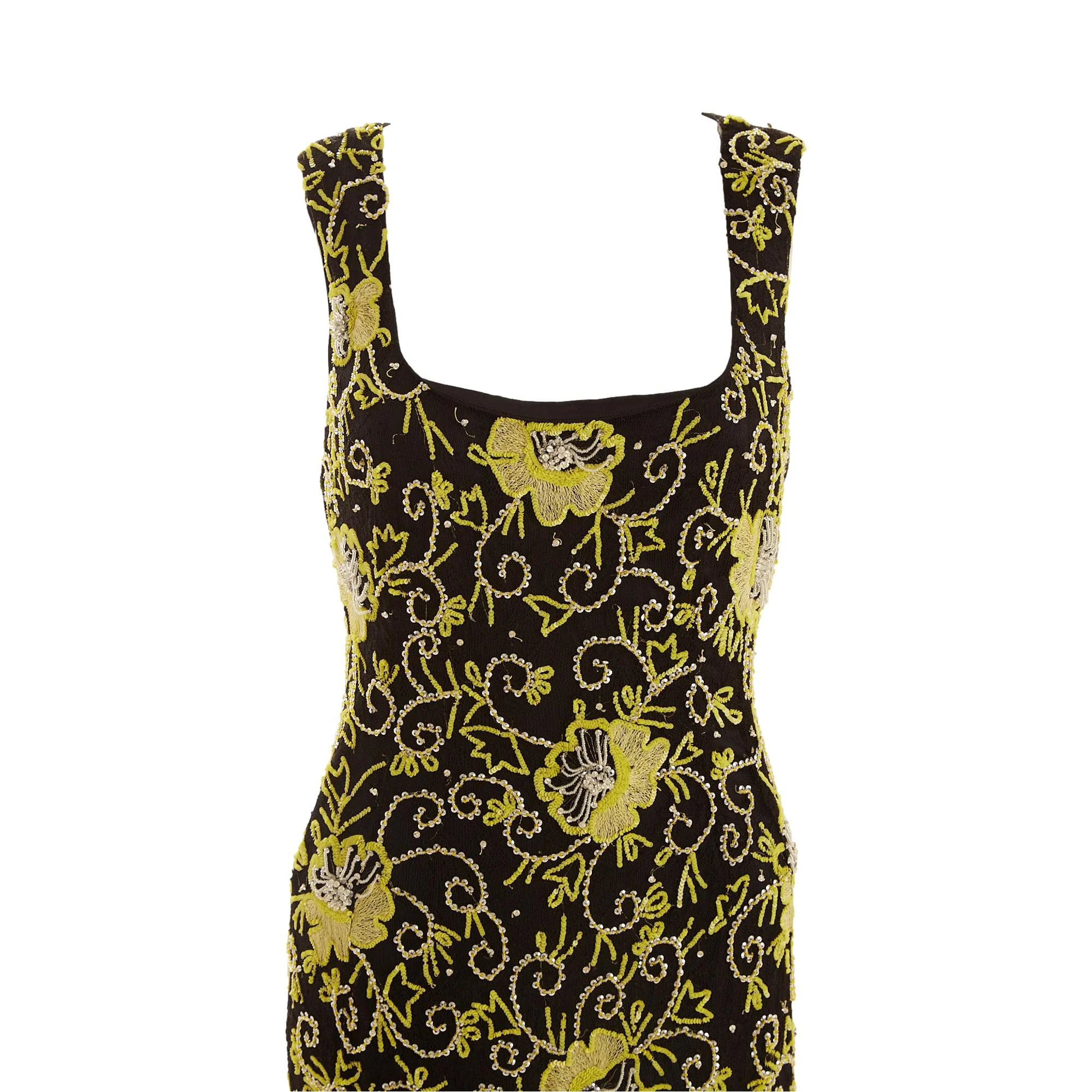 Dolce & Gabbana Black Beaded Dress - Image 3