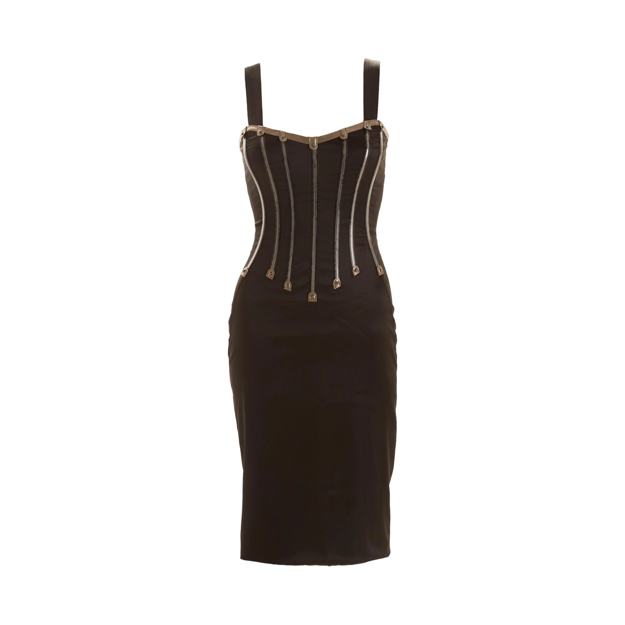 Dolce & Gabbana Black Corset Dress - Image 2