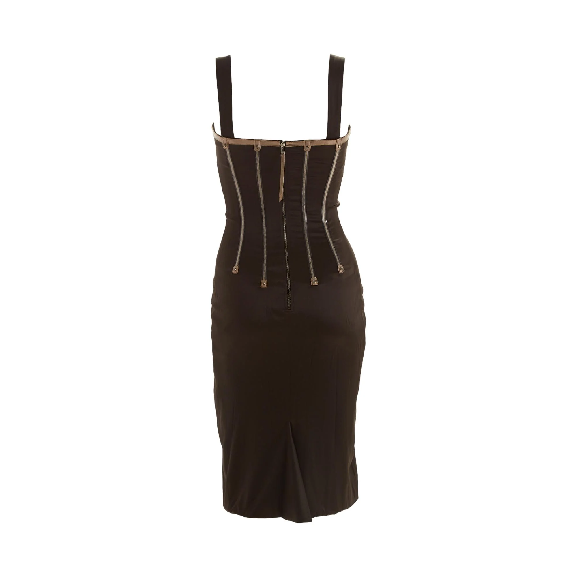 Dolce & Gabbana Black Corset Dress - Image 3