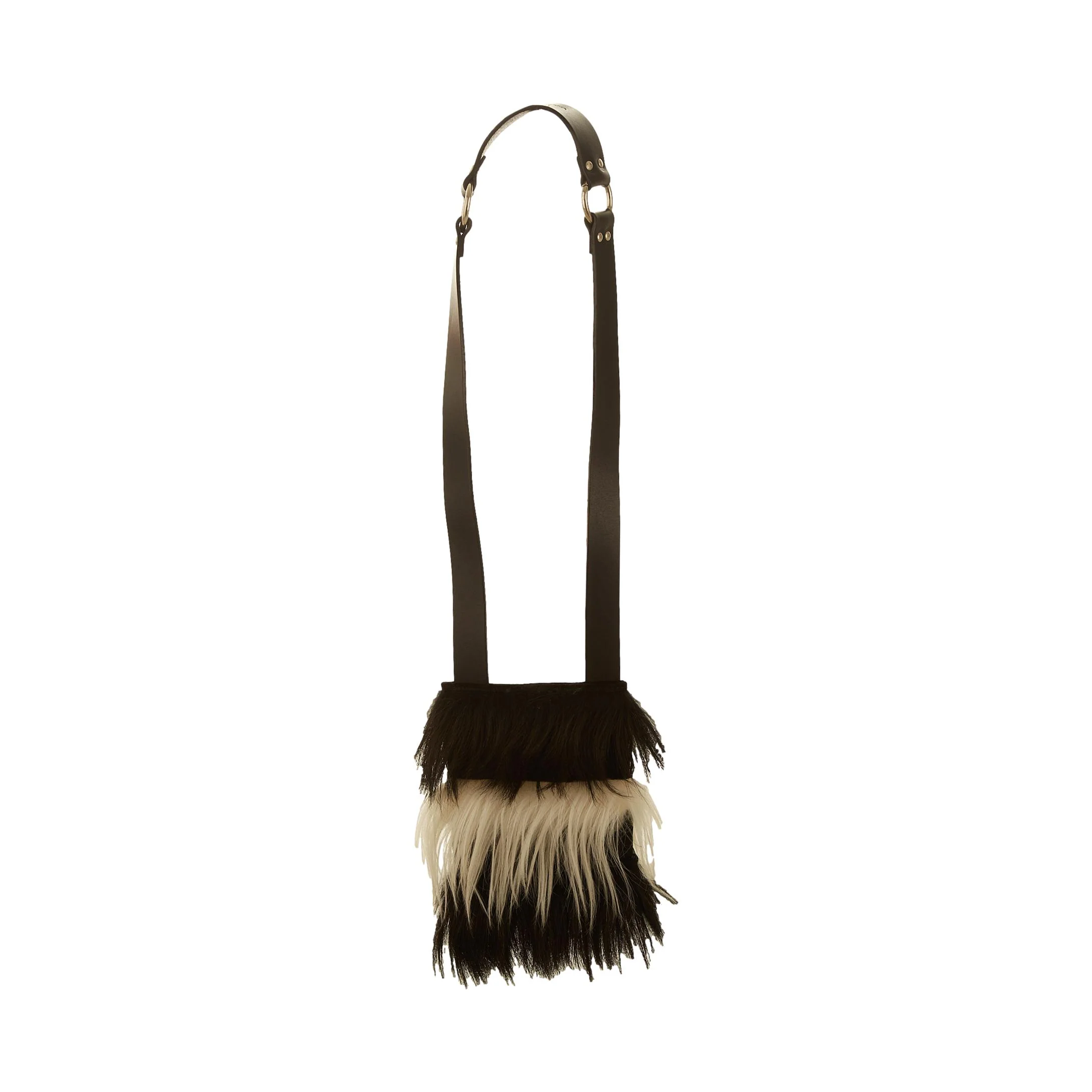Dolce & Gabbana Black Fur Shoulder Bag - Image 2