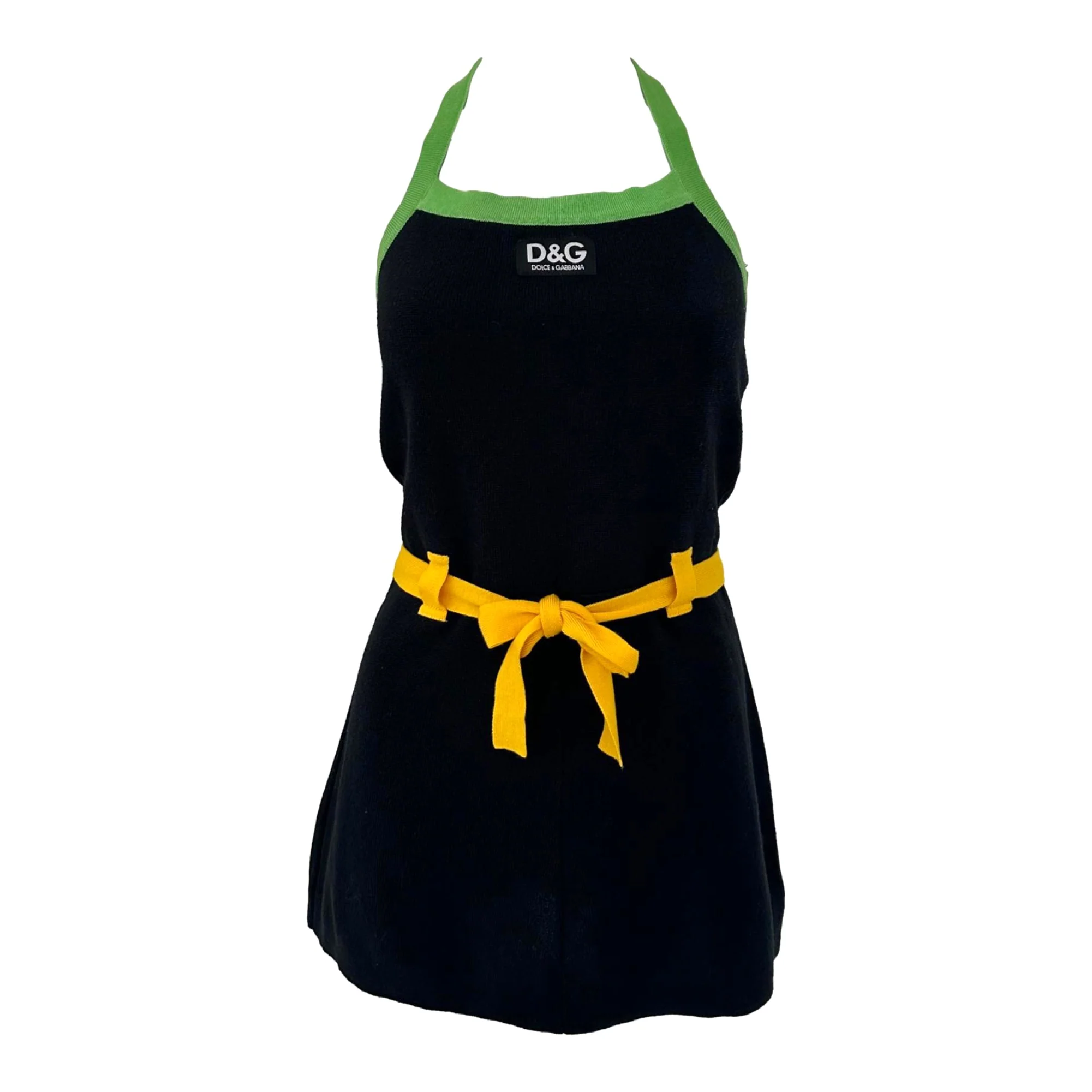 Dolce & Gabbana Black Halter Dress