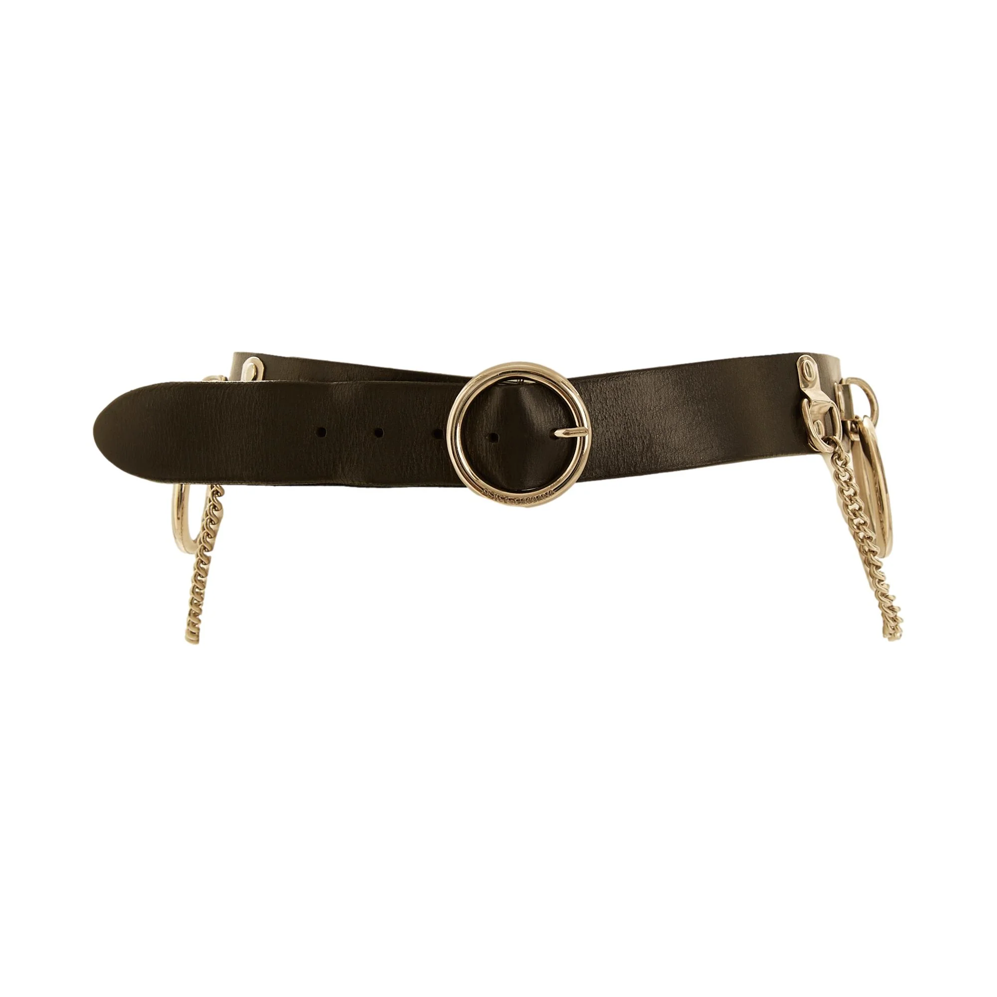 Dolce & Gabbana Black Bondage Chain Belt - Image 2