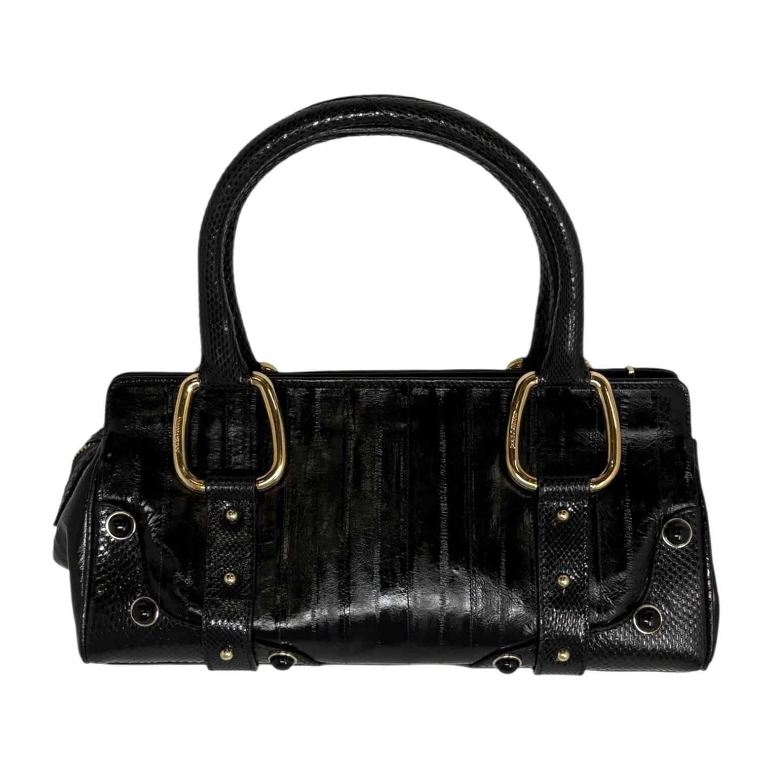 Dolce & Gabbana Black Logo Top Handle Bag - Image 2