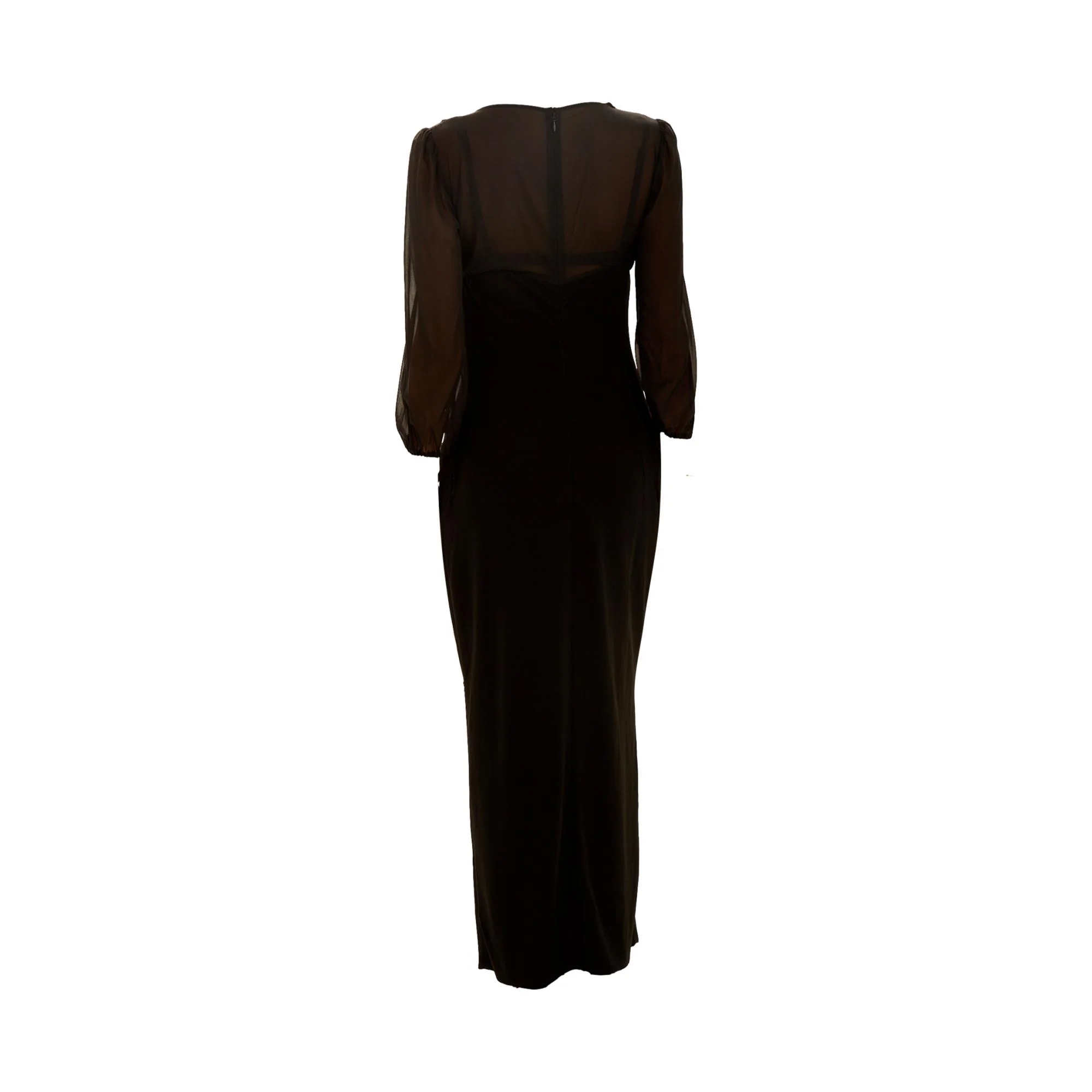Dolce & Gabbana Black Peasant Dress - Image 2