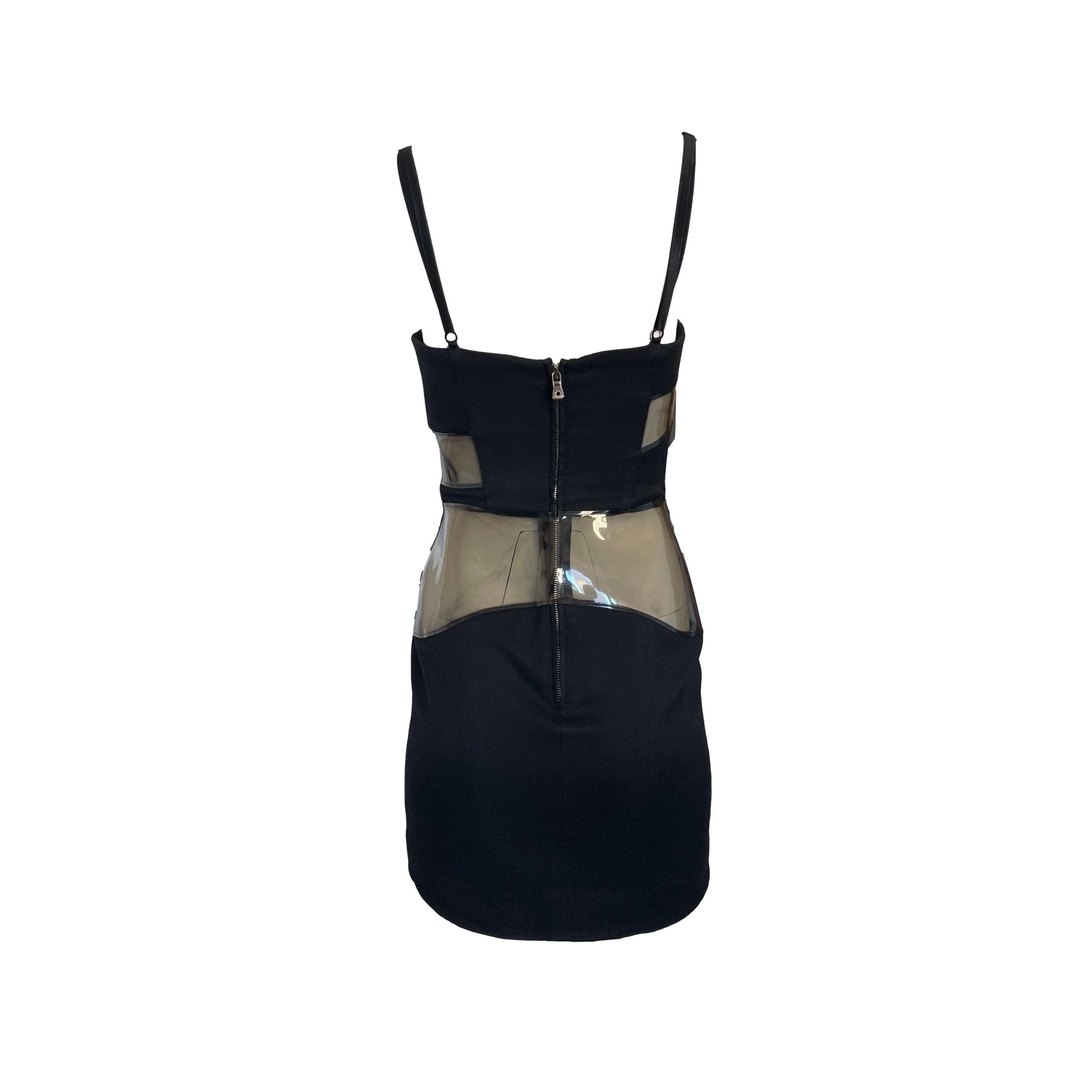 Dolce & Gabbana Black See Through Dress - Image 2