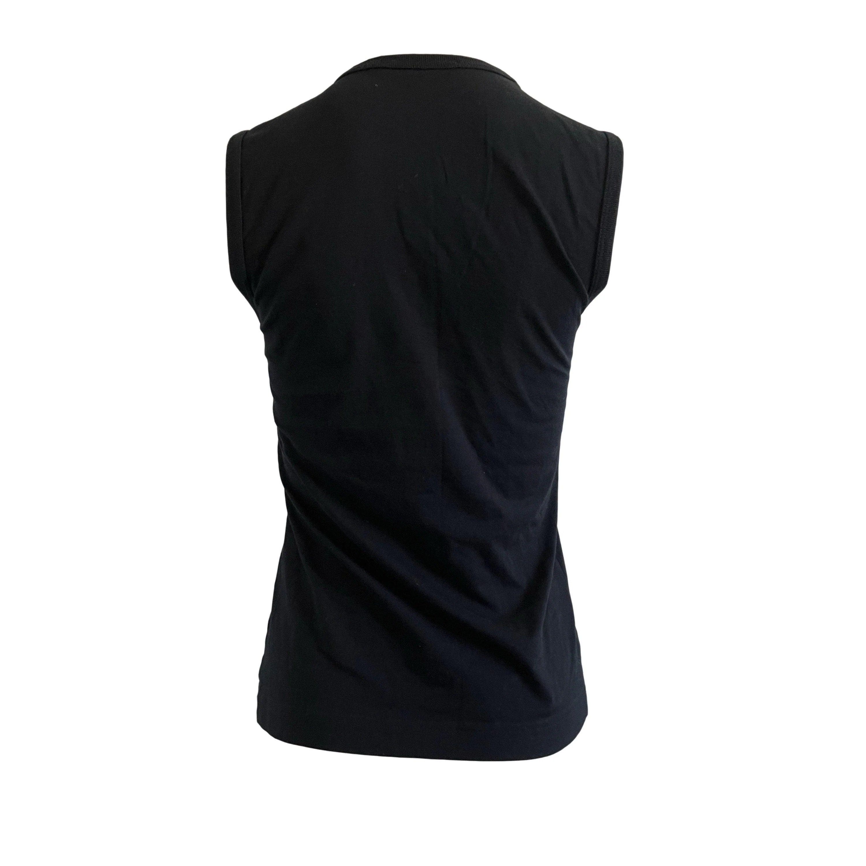 Dolce & Gabbana Black Sequin Mickey Mouse Tank - Image 2