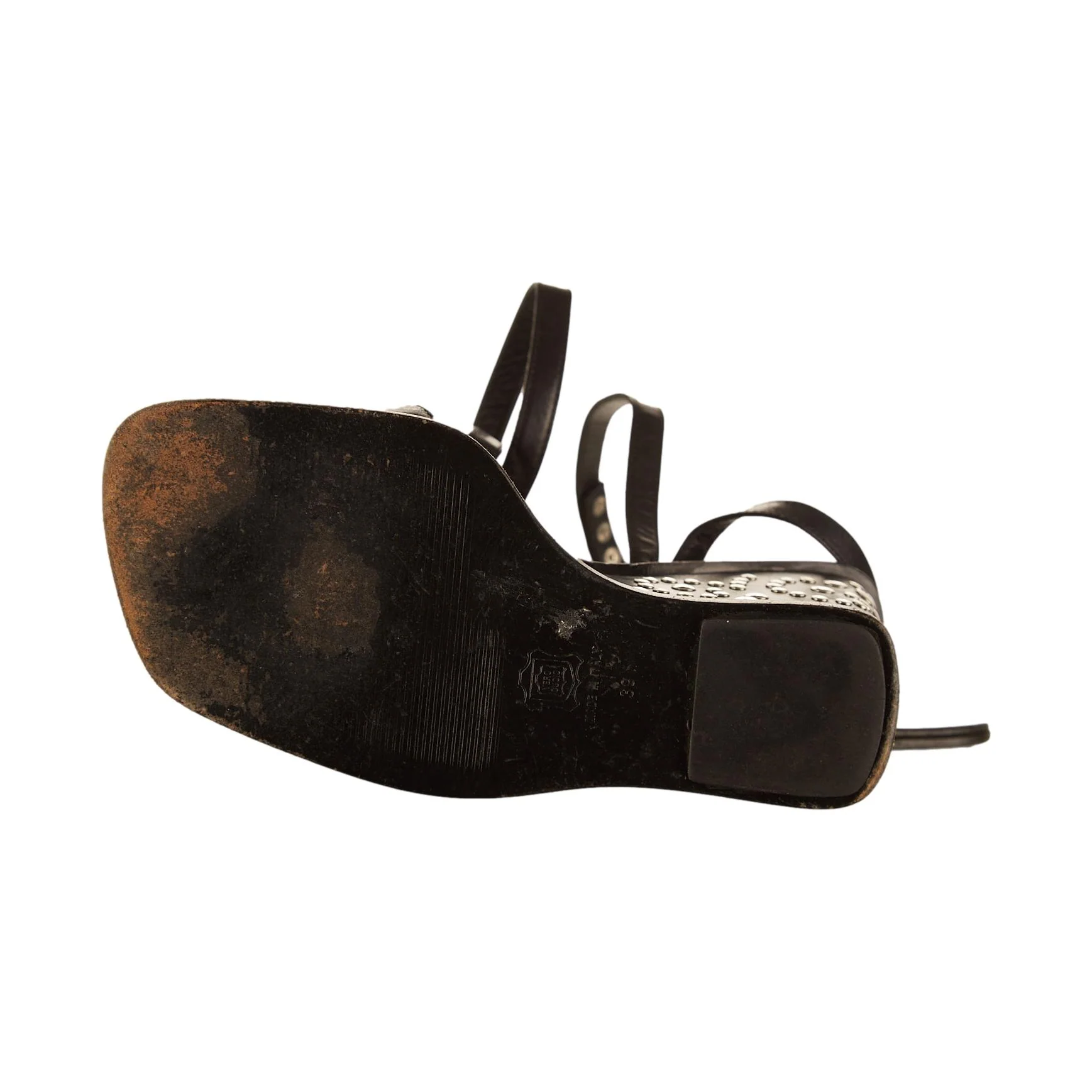Dolce & Gabbana Black Studded Wedges - Image 3