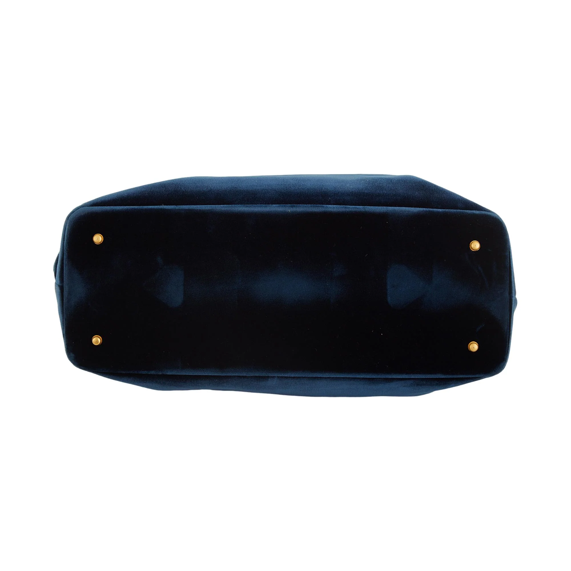 Givenchy Blue Velvet Seashell Handle Bag - Image 3