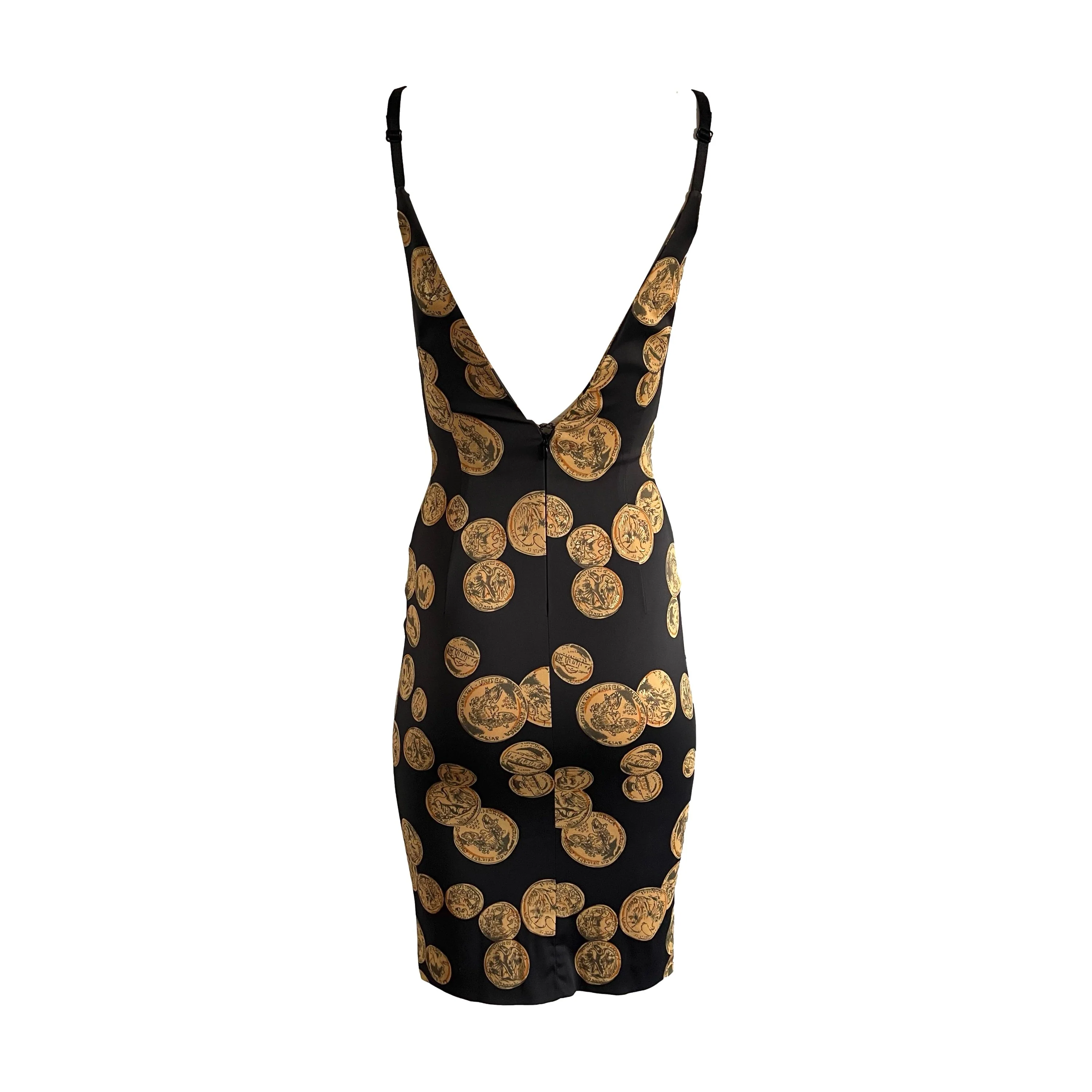Dolce & Gabbana Brown Coin Dress - Image 2