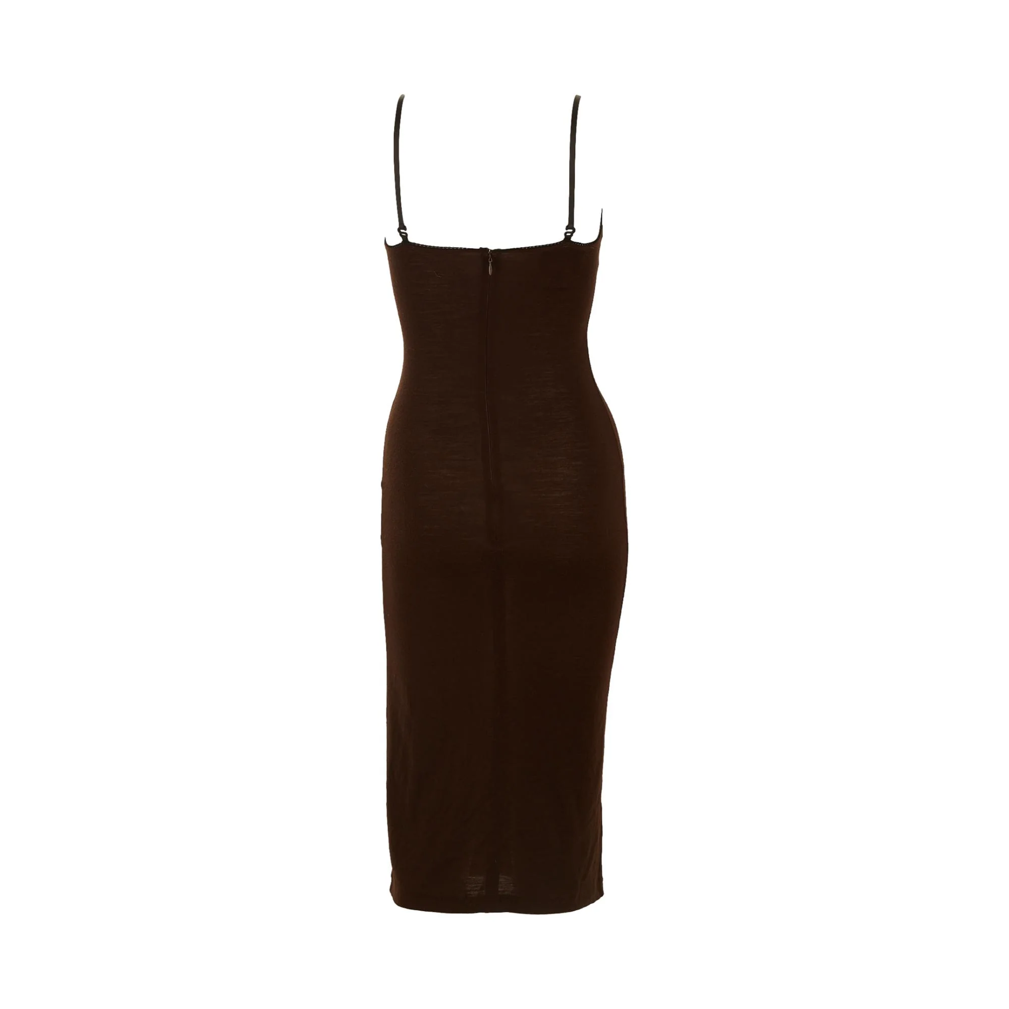 Dolce & Gabbana Brown Heart Pendant Dress - Image 2