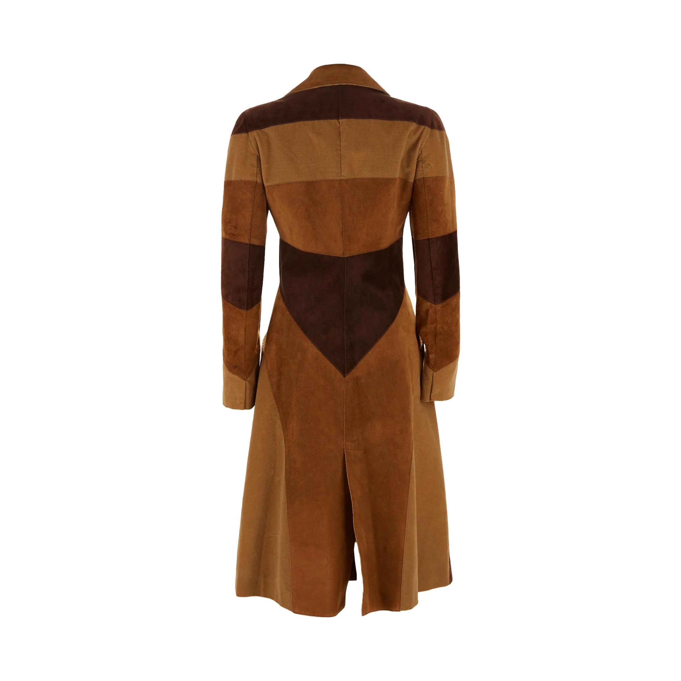 Dolce & Gabbana Brown Butterfly Suede Coat - Image 2