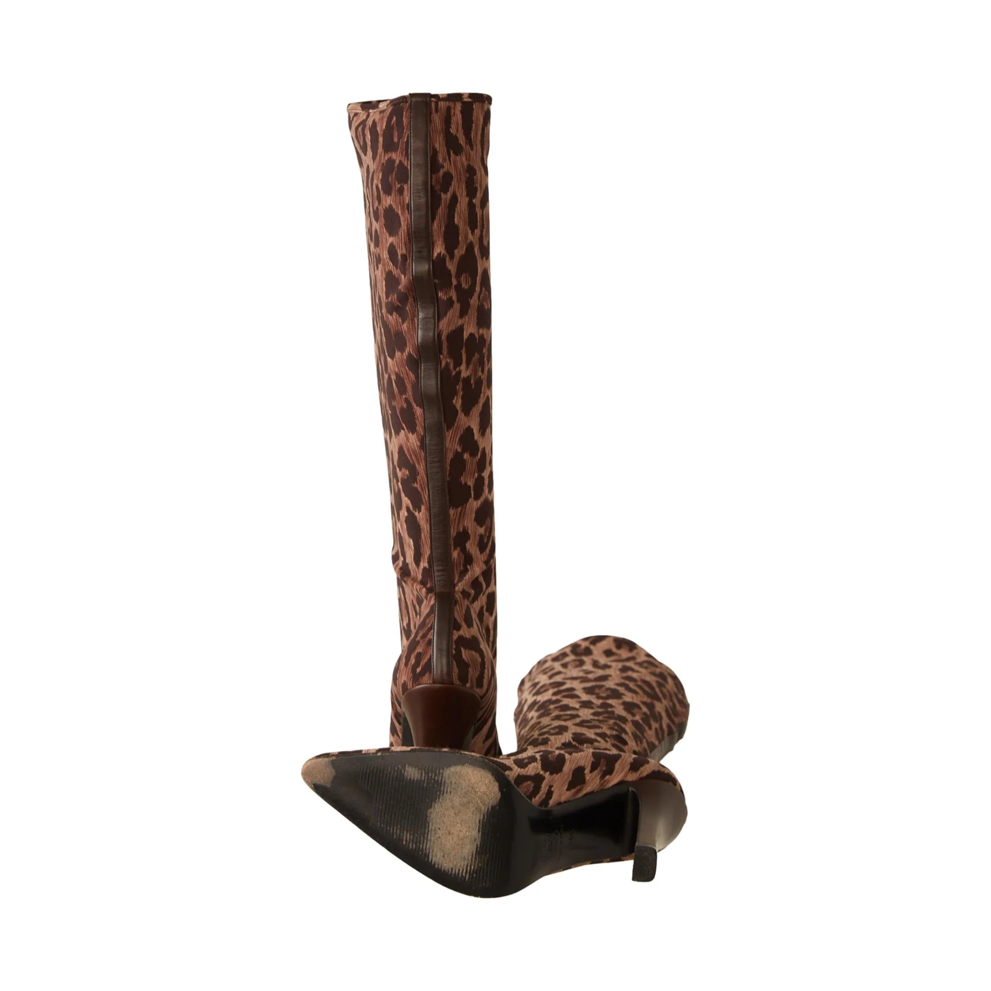 Dolce & Gabbana Cheetah Print Boots - Image 4