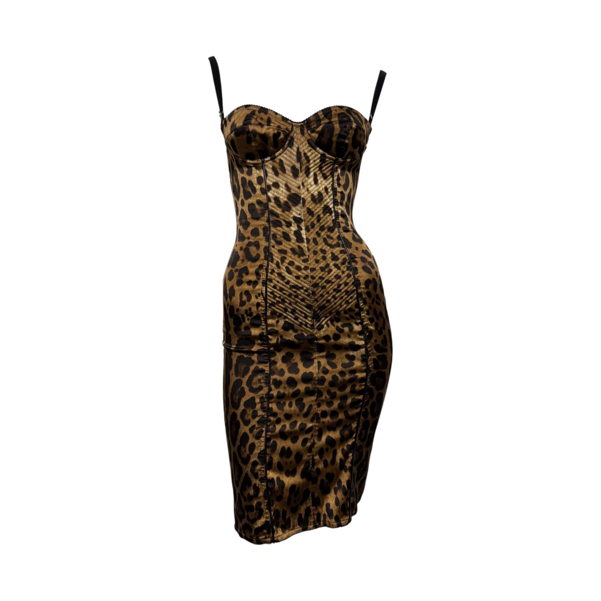 Dolce & Gabbana Cheetah Corset Dress