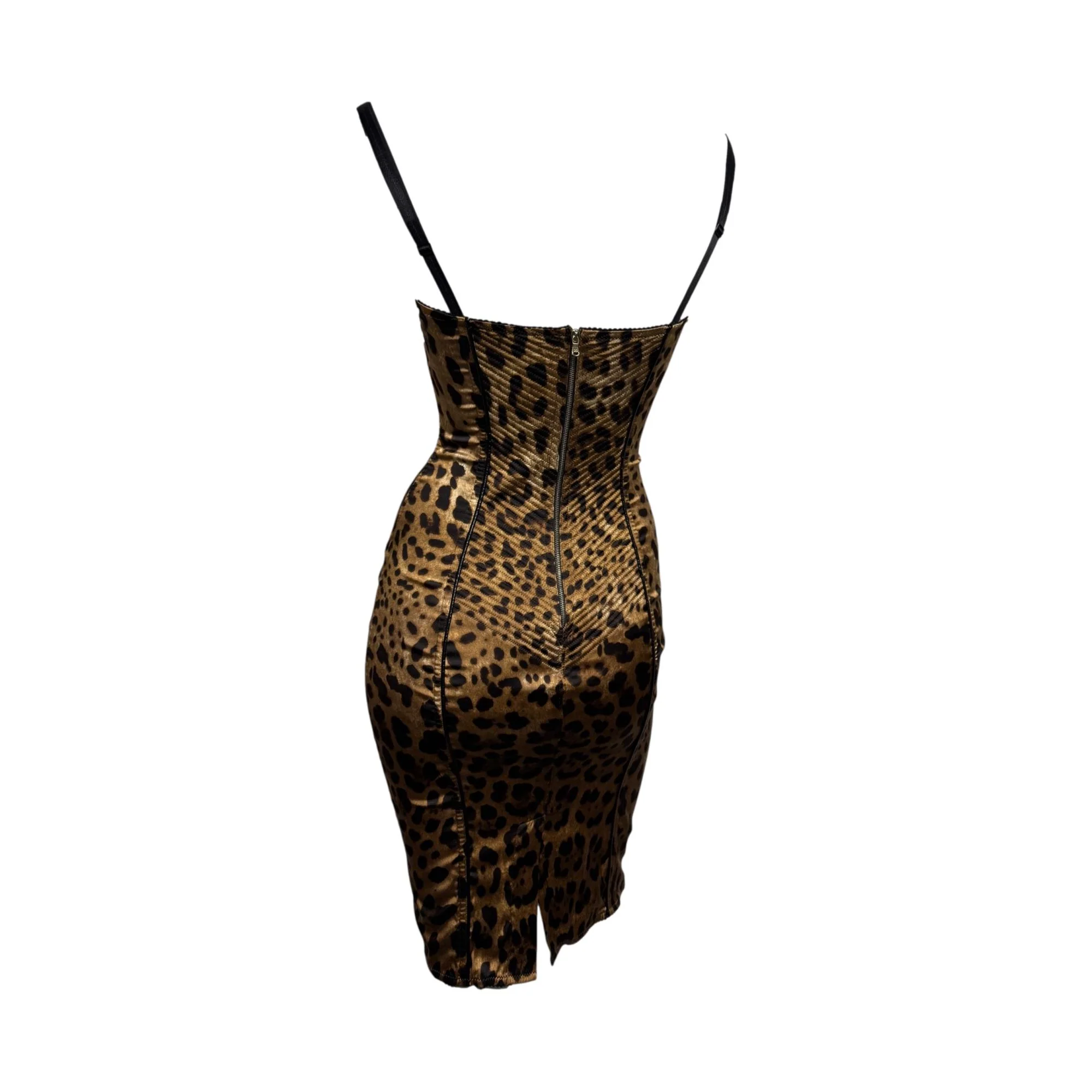 Dolce & Gabbana Cheetah Corset Dress - Image 2