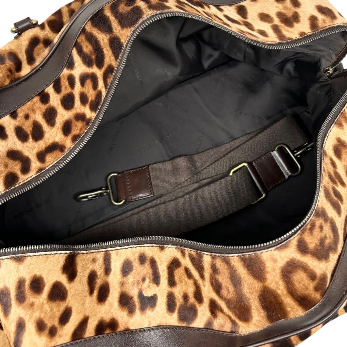 Dolce & Gabbana Cheetah Print Carry On Bag - Image 4