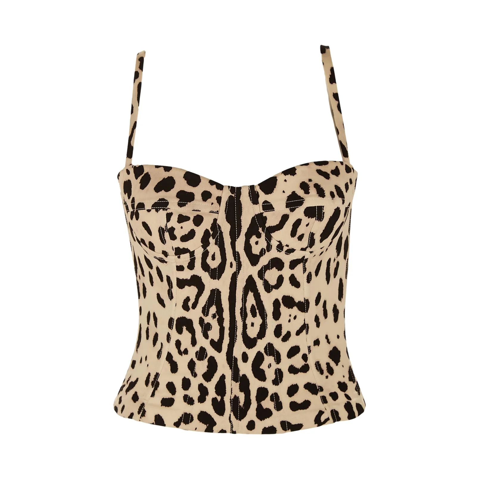 Dolce & Gabbana Cheetah Print Corset