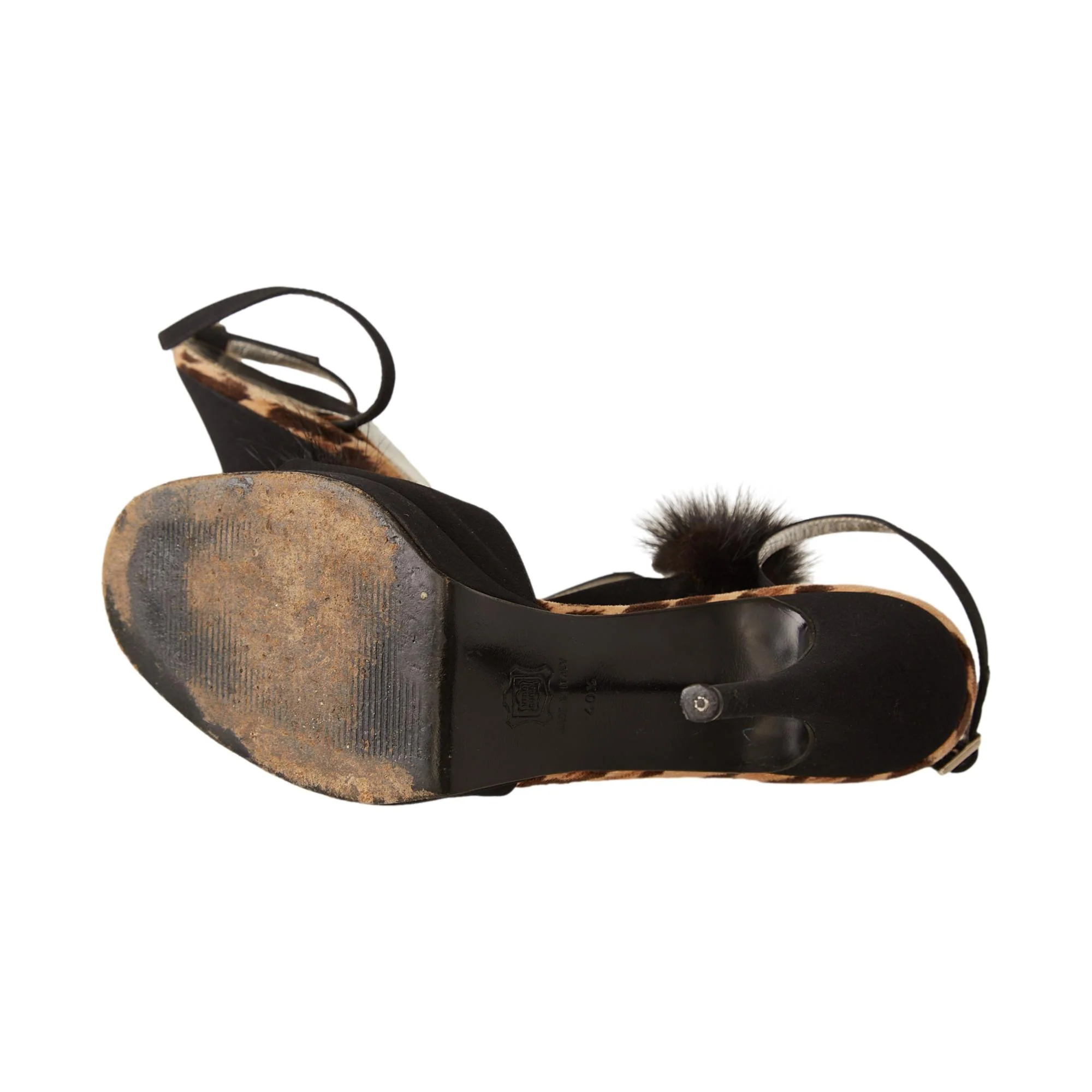 Dolce & Gabbana Cheetah Print Fur Heels - Image 4