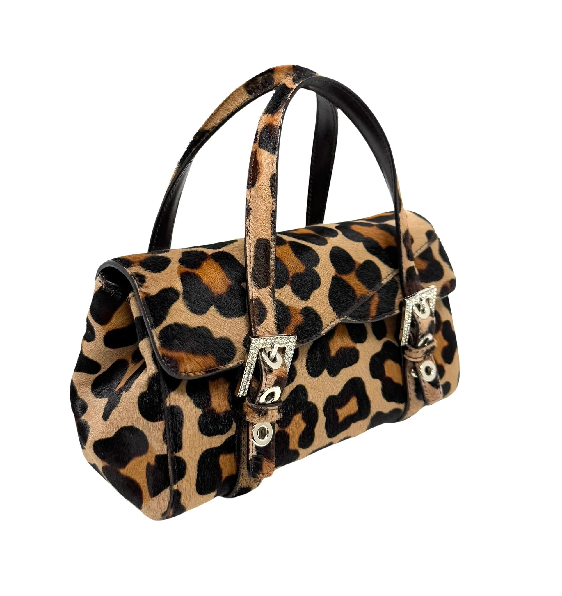 Dolce & Gabbana Cheetah Print Mini Top Handle Bag - Image 3